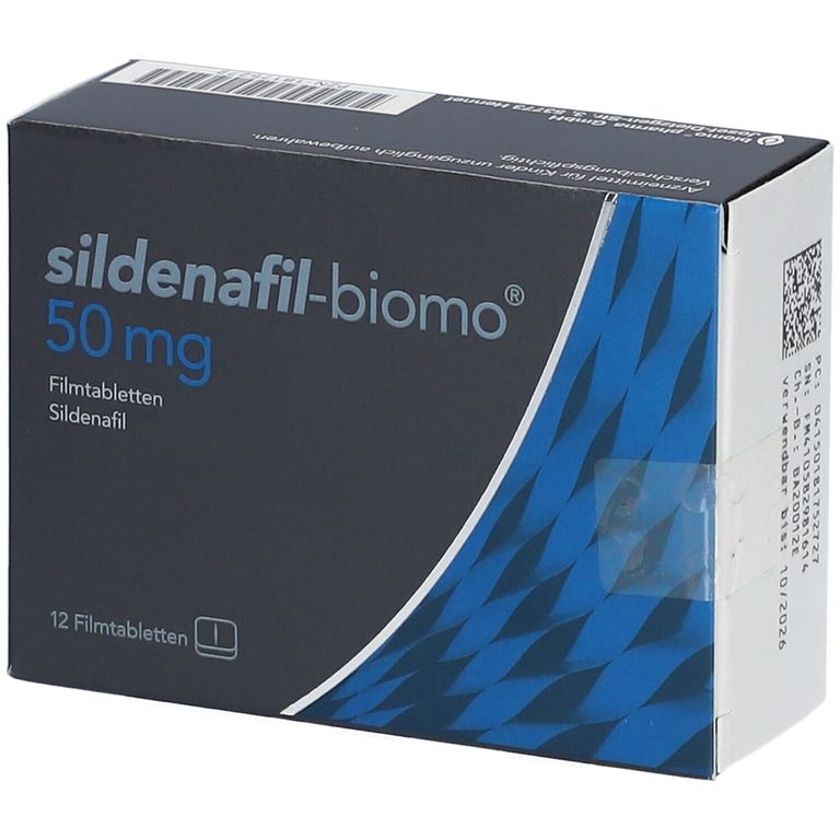 Sildenafil Biomo Mg Filmtabletten St Mit Dem E Rezept Kaufen