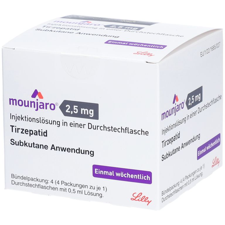 MOUNJARO 2 5 mg Injektionslösung i e Dsfl 4 St mit dem E Rezept kaufen