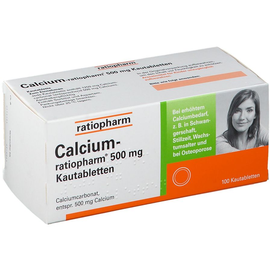 Calcium Ratiopharm 500 Mg 100 St Shop Apotheke