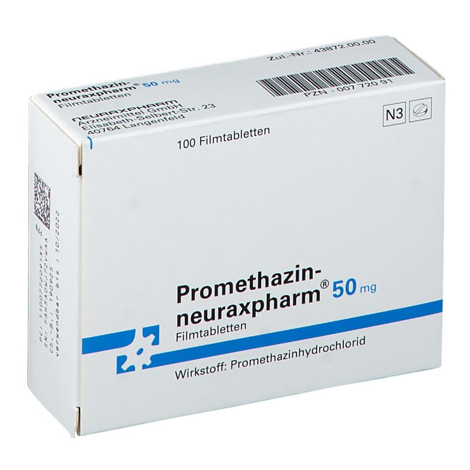 Promethazin Neuraxpharm 50 Mg 100 St Shop Apotheke