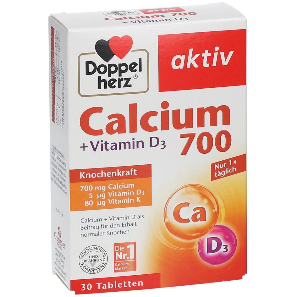 Doppelherz Aktiv Calcium 700 Vitamin D3 30 St Shop Apotheke