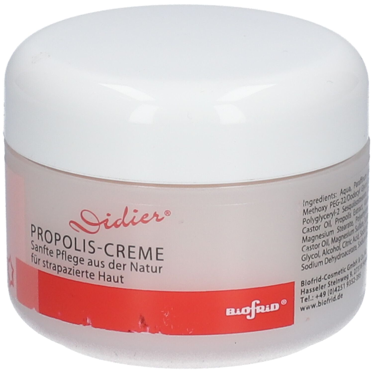 Biofrid Propolis Creme G Shop Apotheke