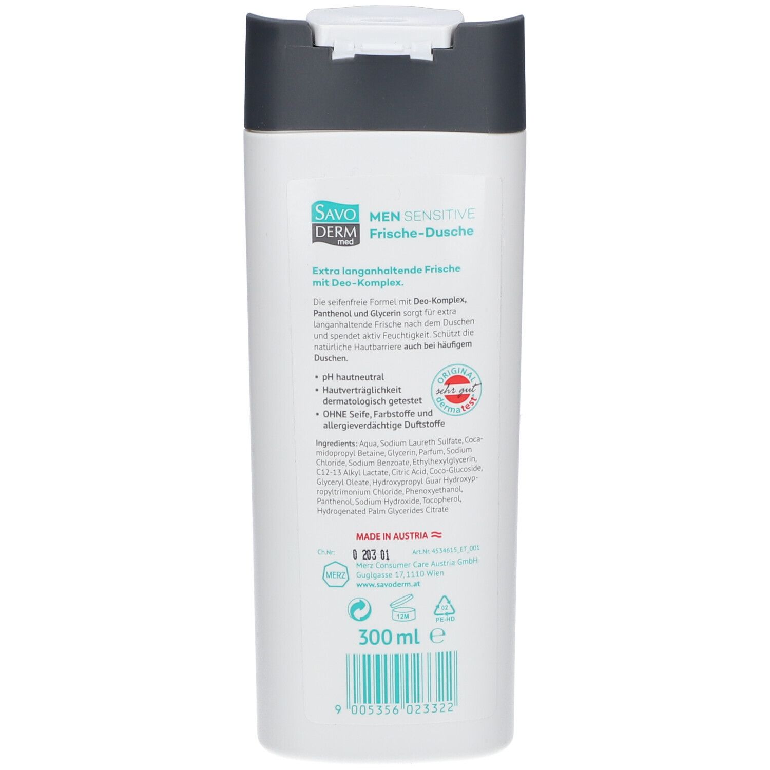 Savoderm Med Men Sensitive Frische Dusche Ml Shop Apotheke