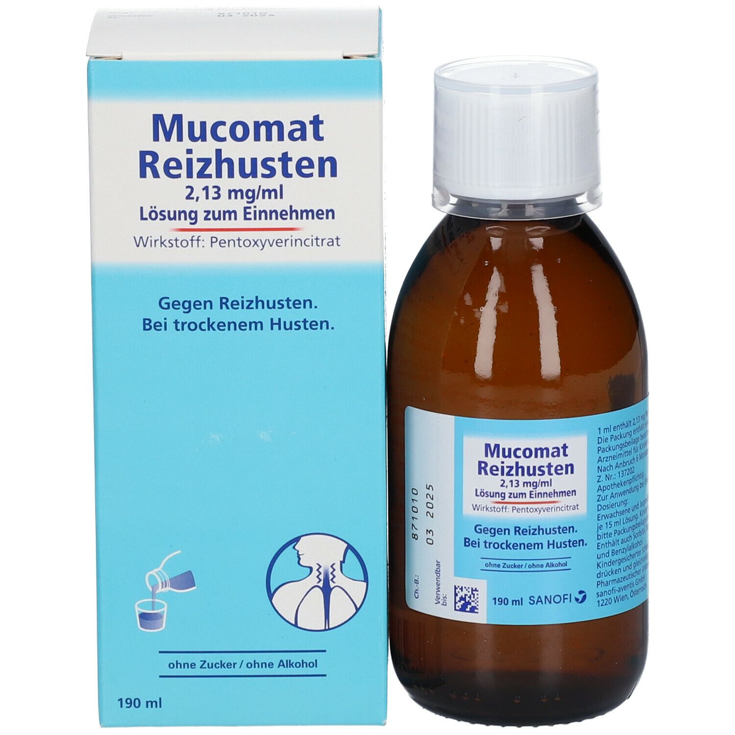 Mucomat Bei Reizhusten 190 Ml Shop Apotheke At