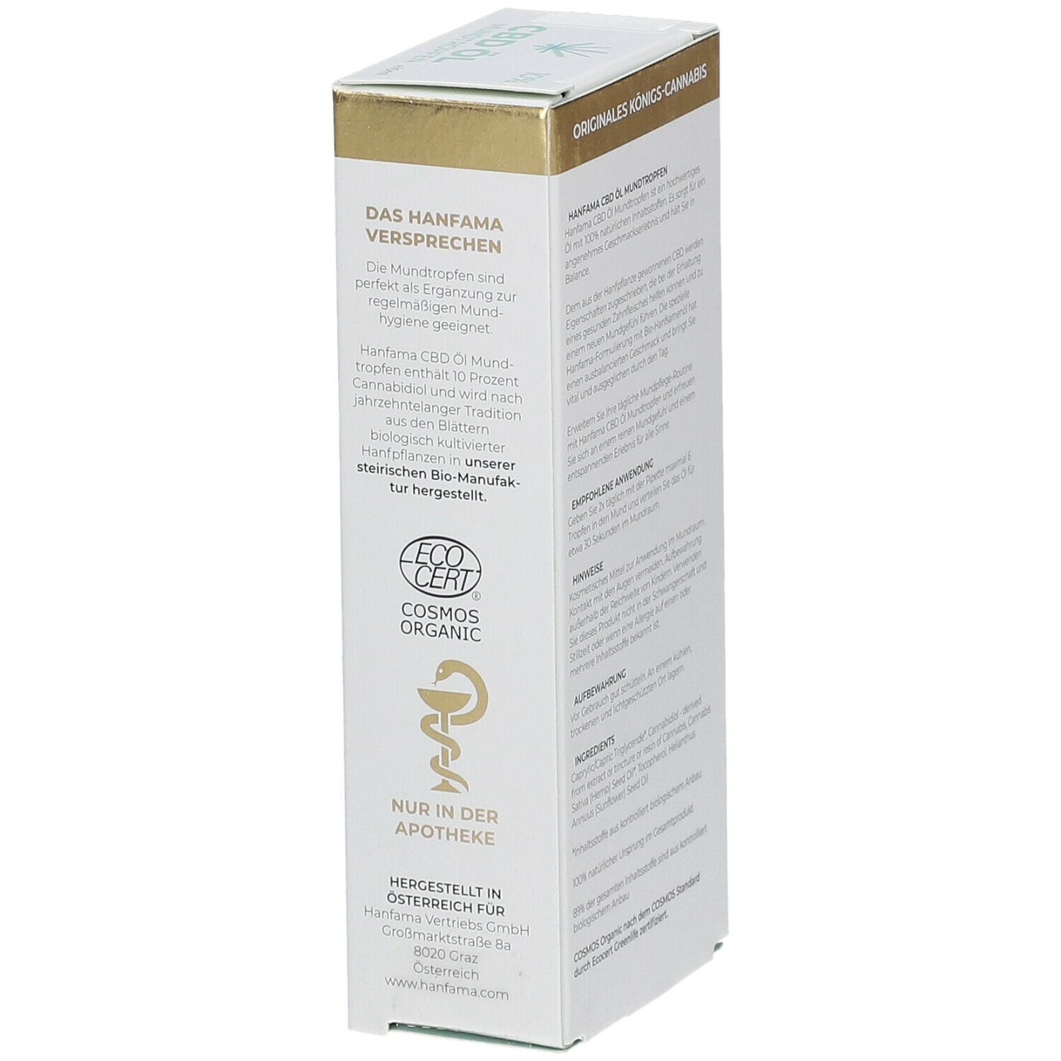 Hanfama Cbd Mundtropfen Ml Shop Apotheke At