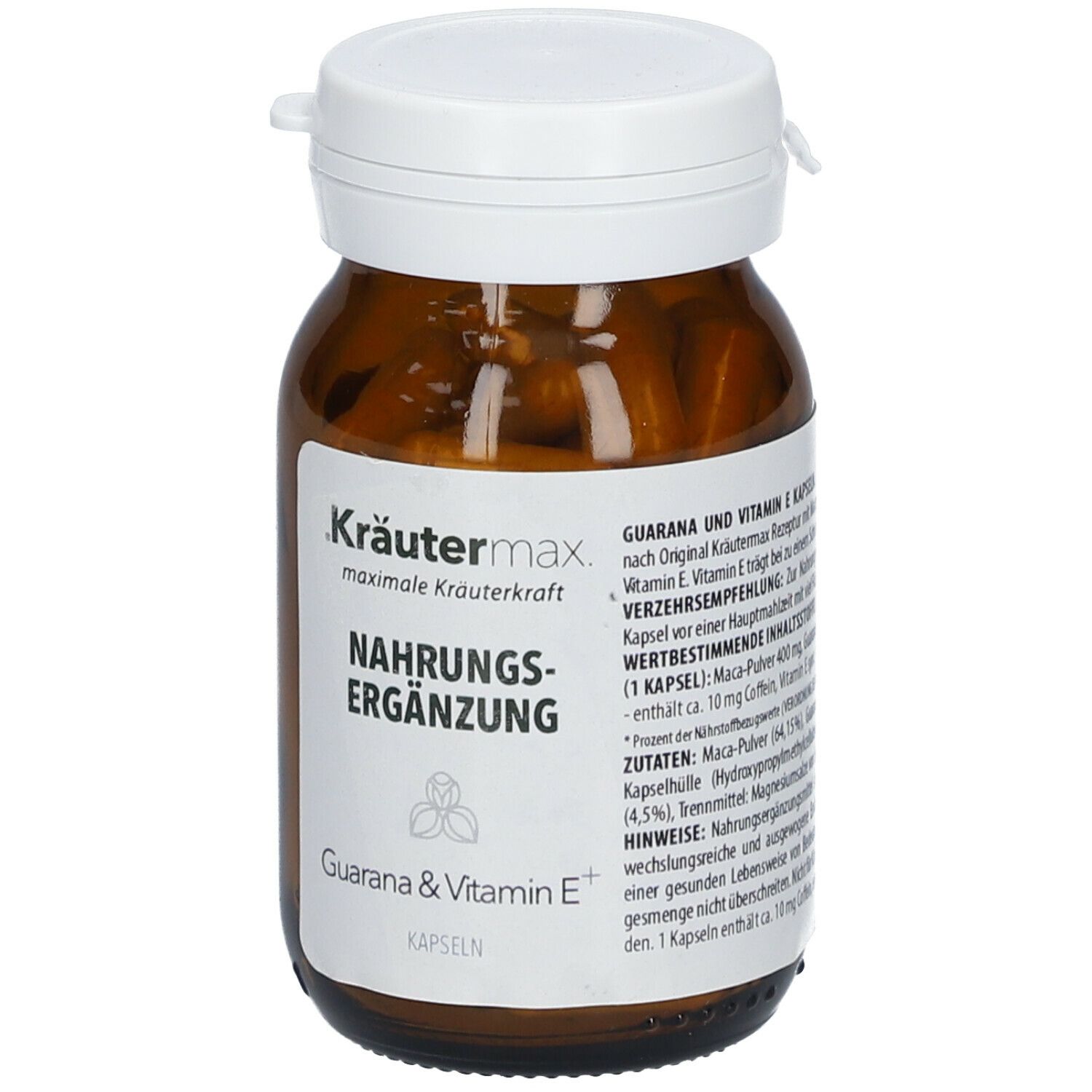 Kräutermax Guarana Vitamin E 60 St Shop Apotheke