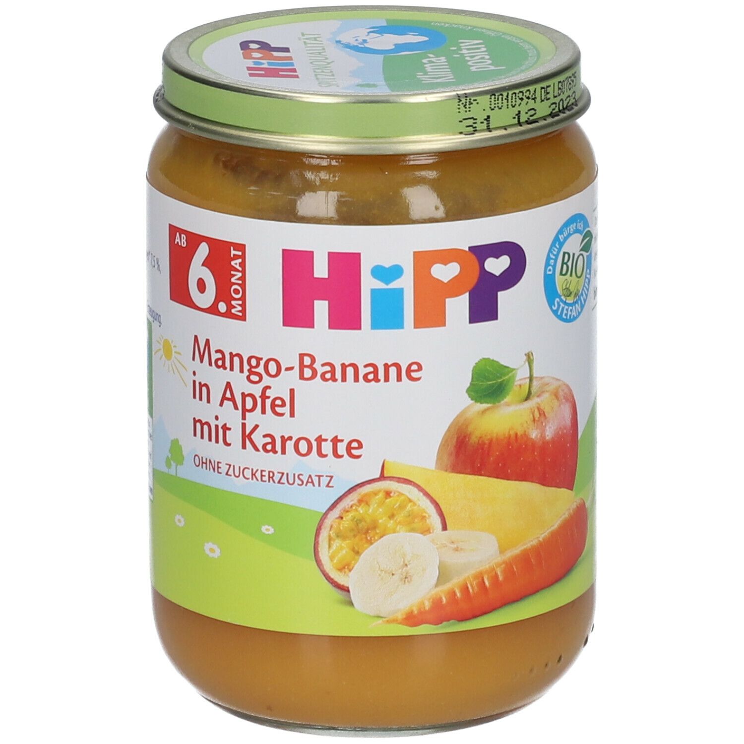 Hipp Mango Banane In Apfel Mit Karotte Ab Dem Monat G Shop