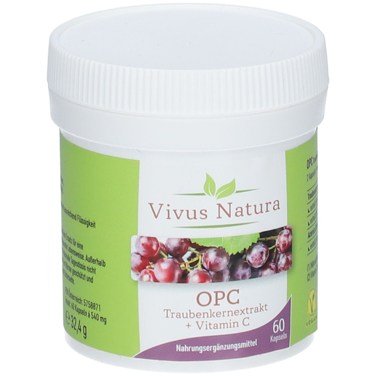 Vivus Natura Opc Traubenkernextrakt Vitamin C St Shop Apotheke