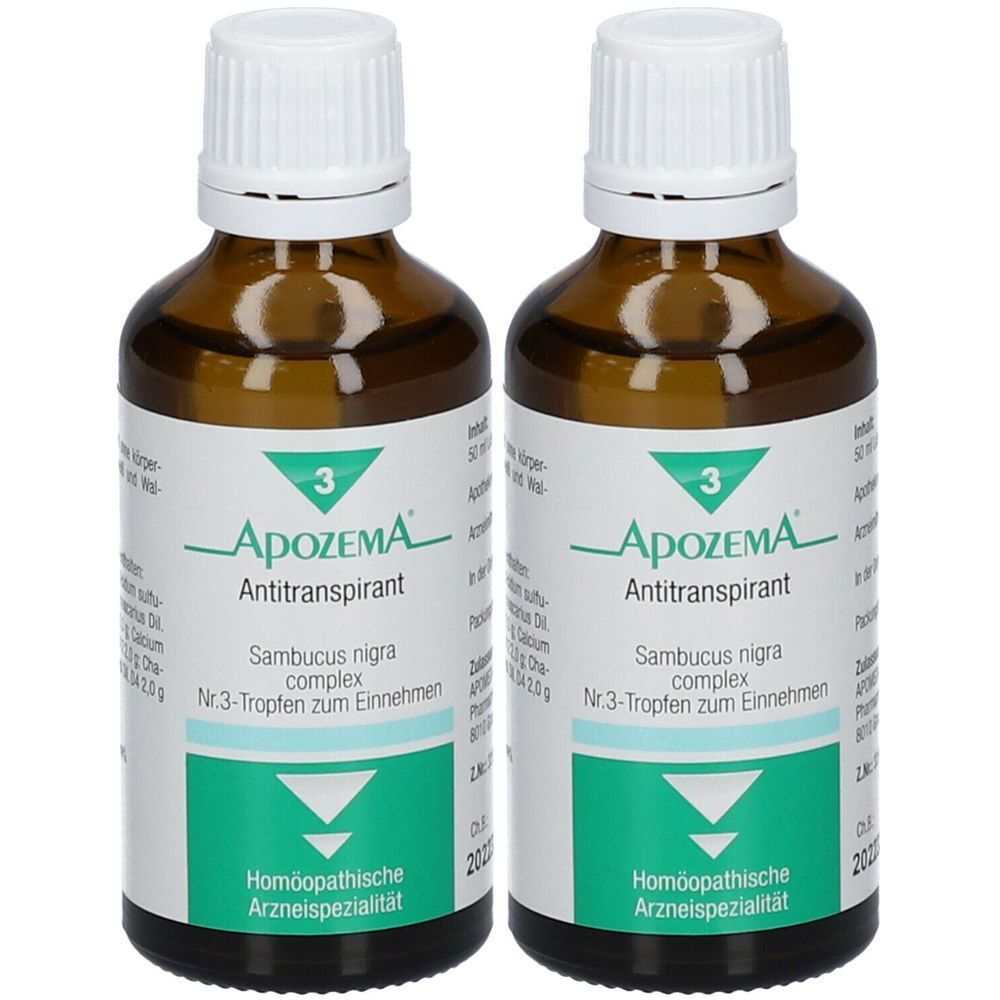 APOZEMA Antitranspirant Tropfen Nr 3 2x50 Ml Shop Apotheke At