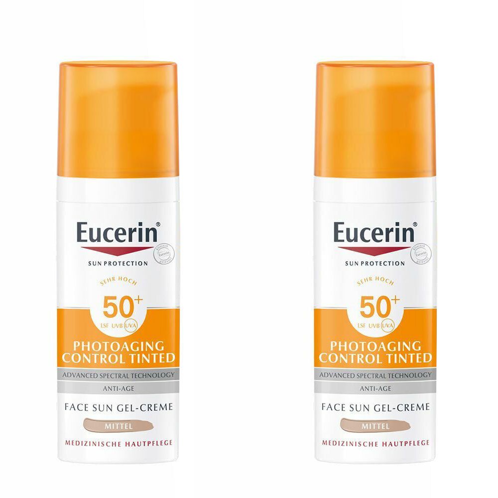 Eucerin Photoaging Control Tinted Face Sun Gel Creme Lsf Mittel