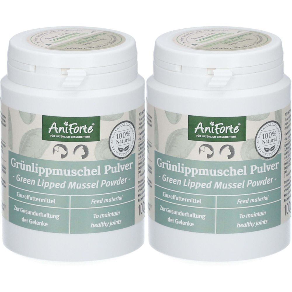 AniForte Grünlippmuschel Pulver 2x100 g Shop Apotheke