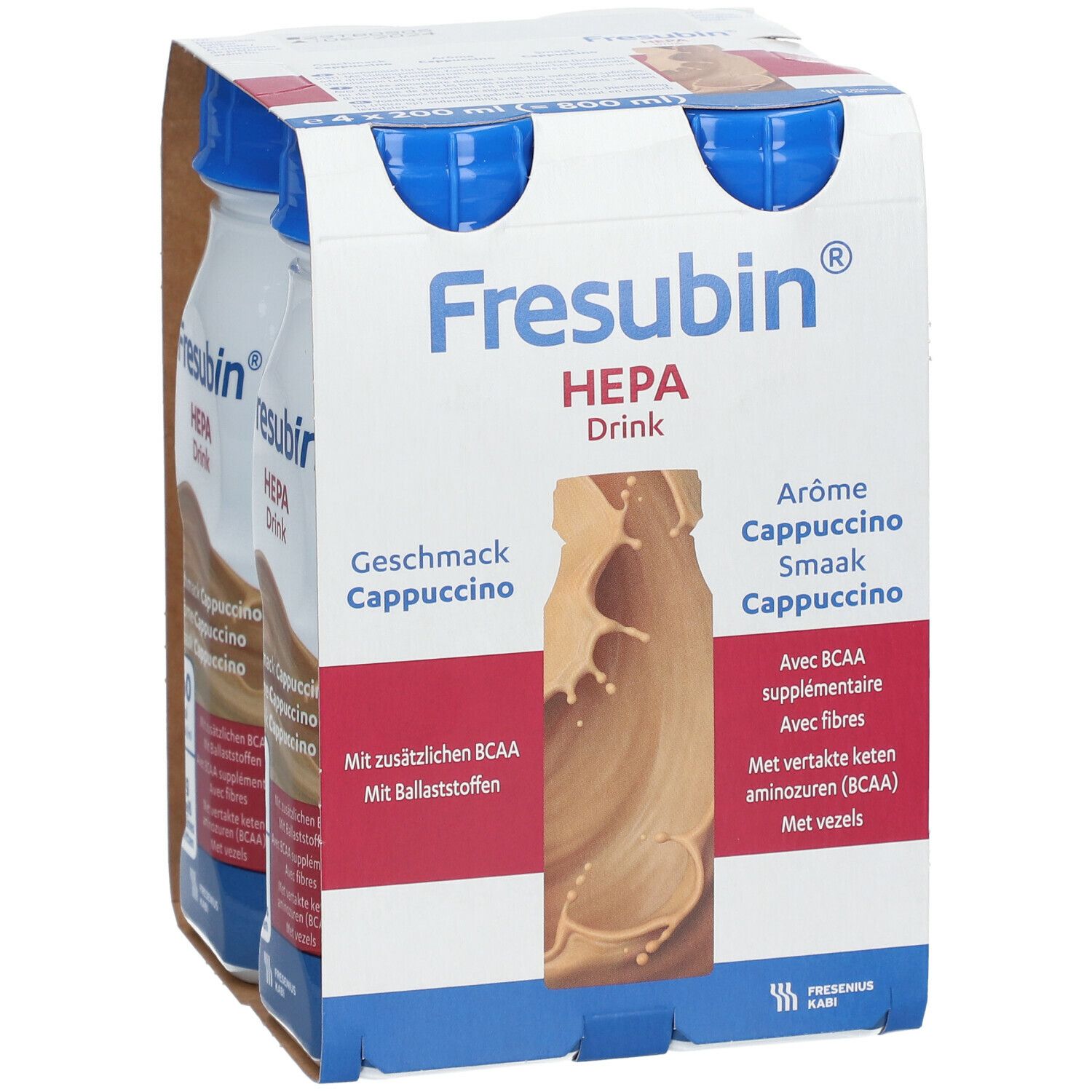 Fresubin Hepa Trinknahrung Bei Lebererkrankungen Cappuccino 4x200 Ml