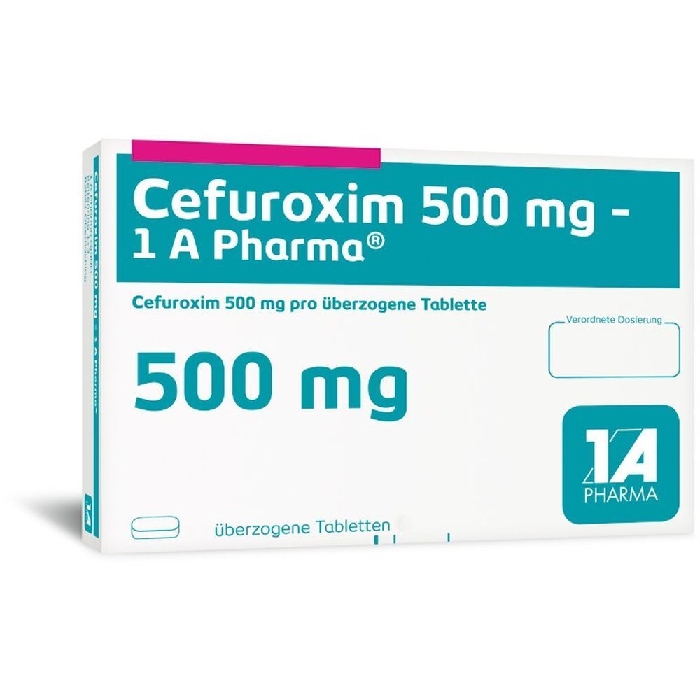 Cefuroxim 500Mg 1A Pharma 24 St Mit Dem E Rezept Kaufen Shop Apotheke