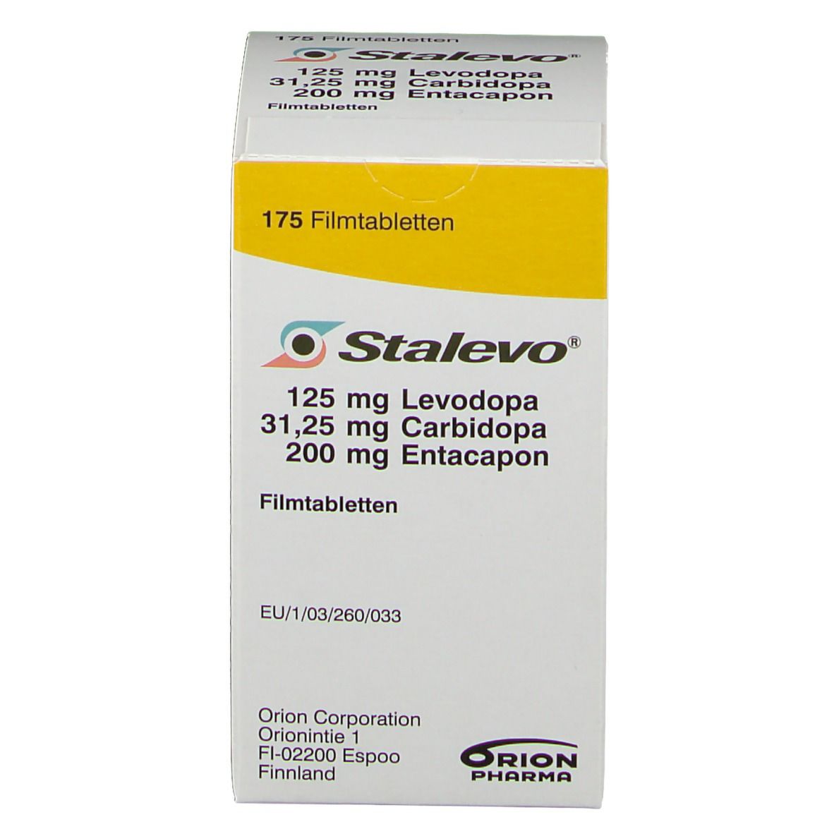 Stalevo 125 Mg 31 25 Mg 200 Mg 175 St Mit Dem E Rezept Kaufen Shop