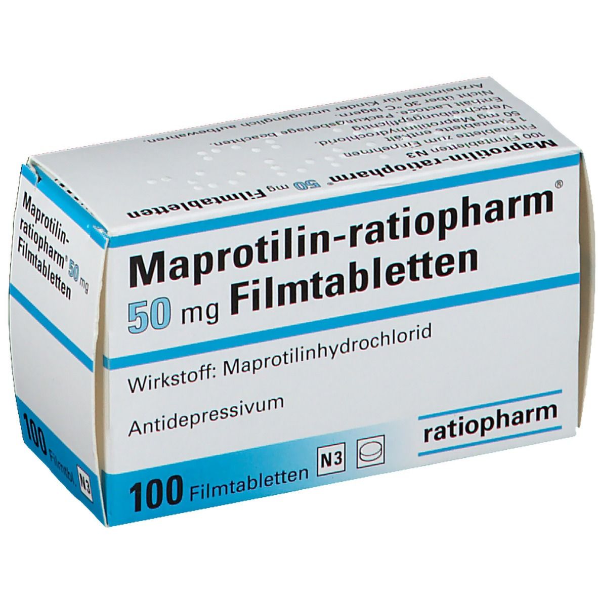 Maprotilin Ratiopharm 50 Mg 100 St Mit Dem E Rezept Kaufen Shop Apotheke