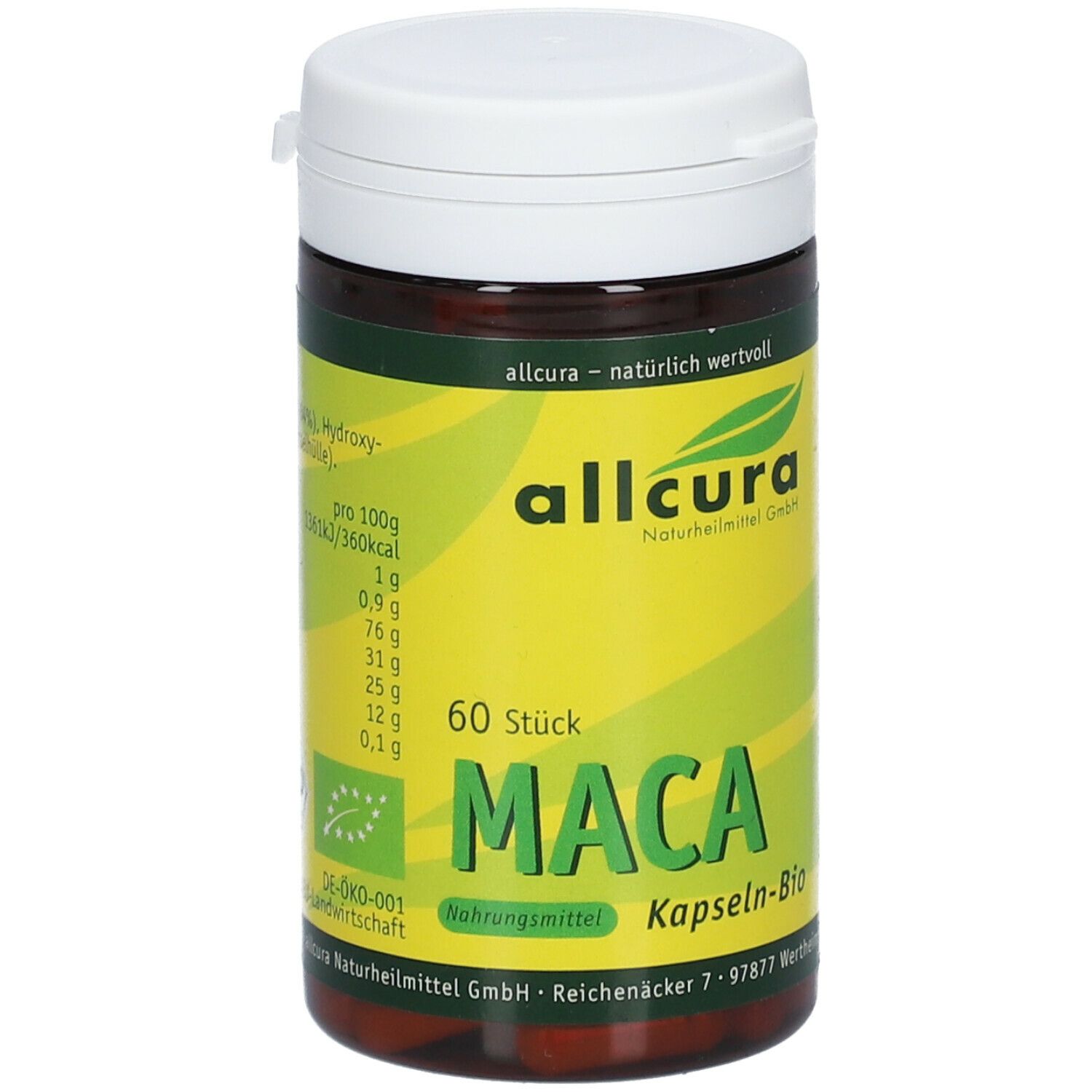 Allcura Maca Kapseln St Shop Apotheke