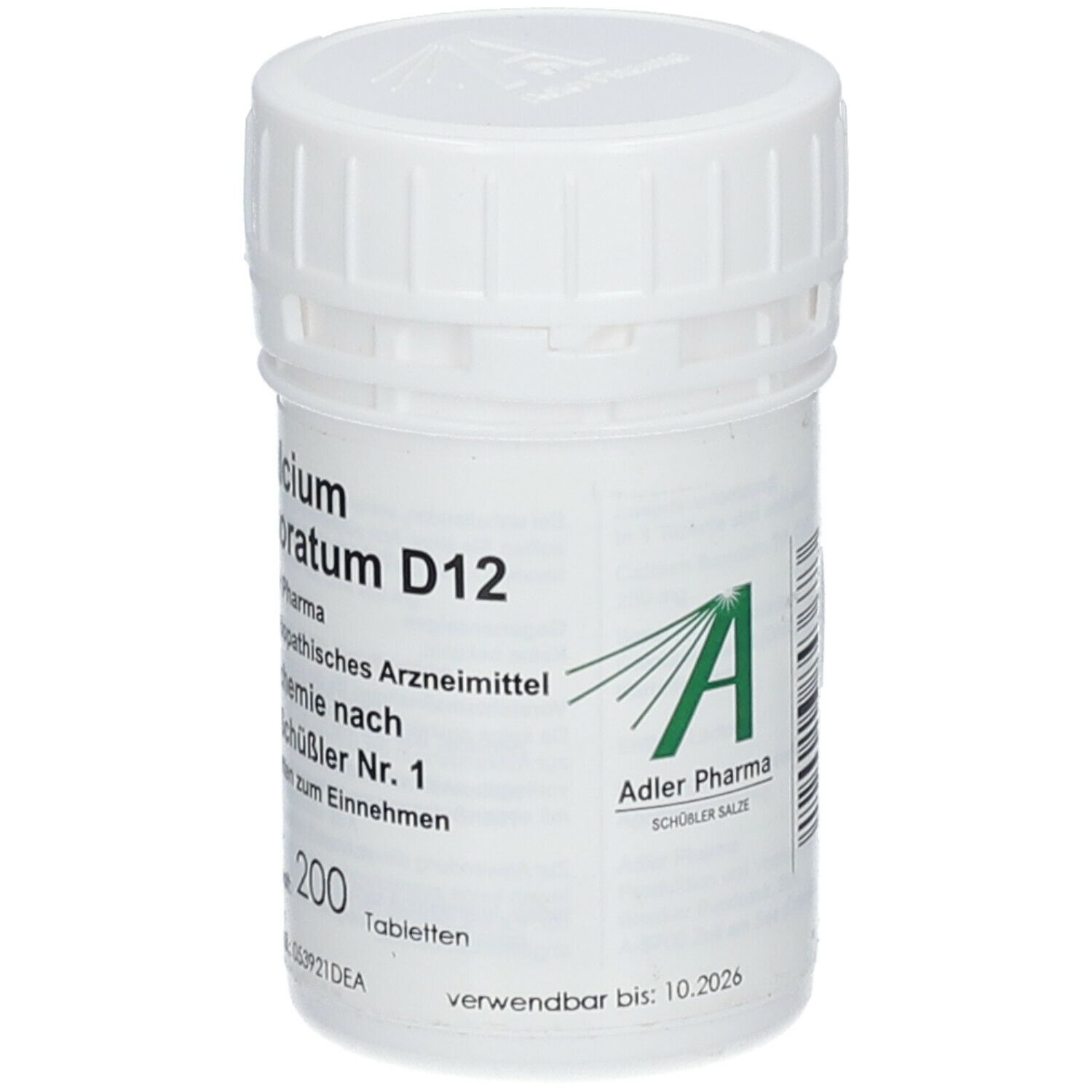 Adler Pharma Calcium Fluoratum D Biochemie Nach Dr Sch Ler Nr