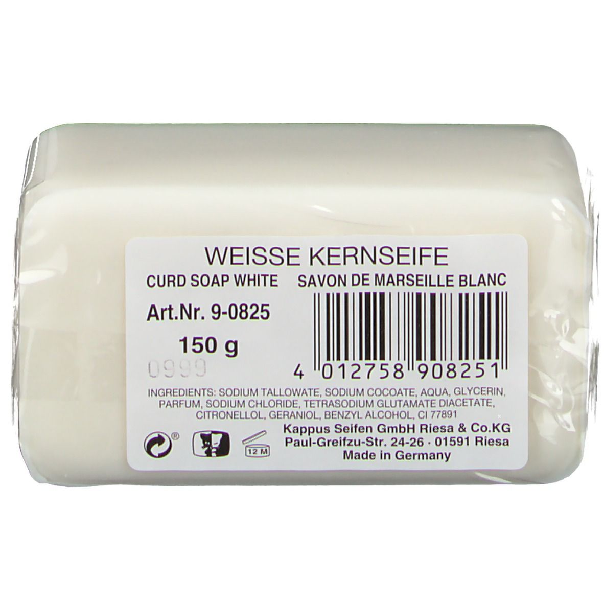 Kappus Kernseife Weiss G Shop Apotheke