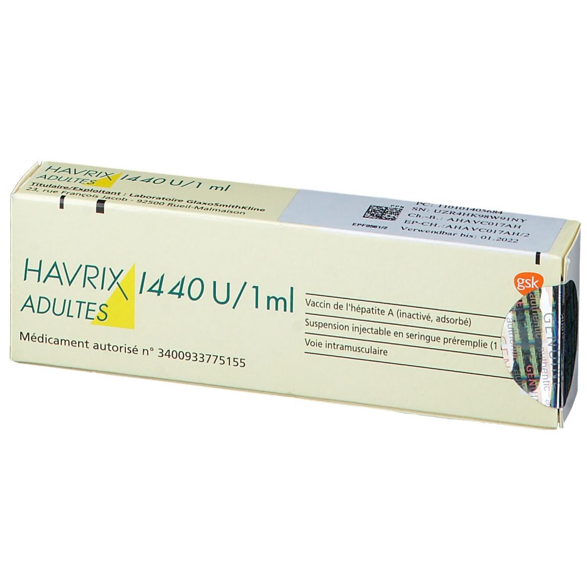 Havrix Impfdosis Inj Susp I E Fertigspritze St Mit Dem E Rezept