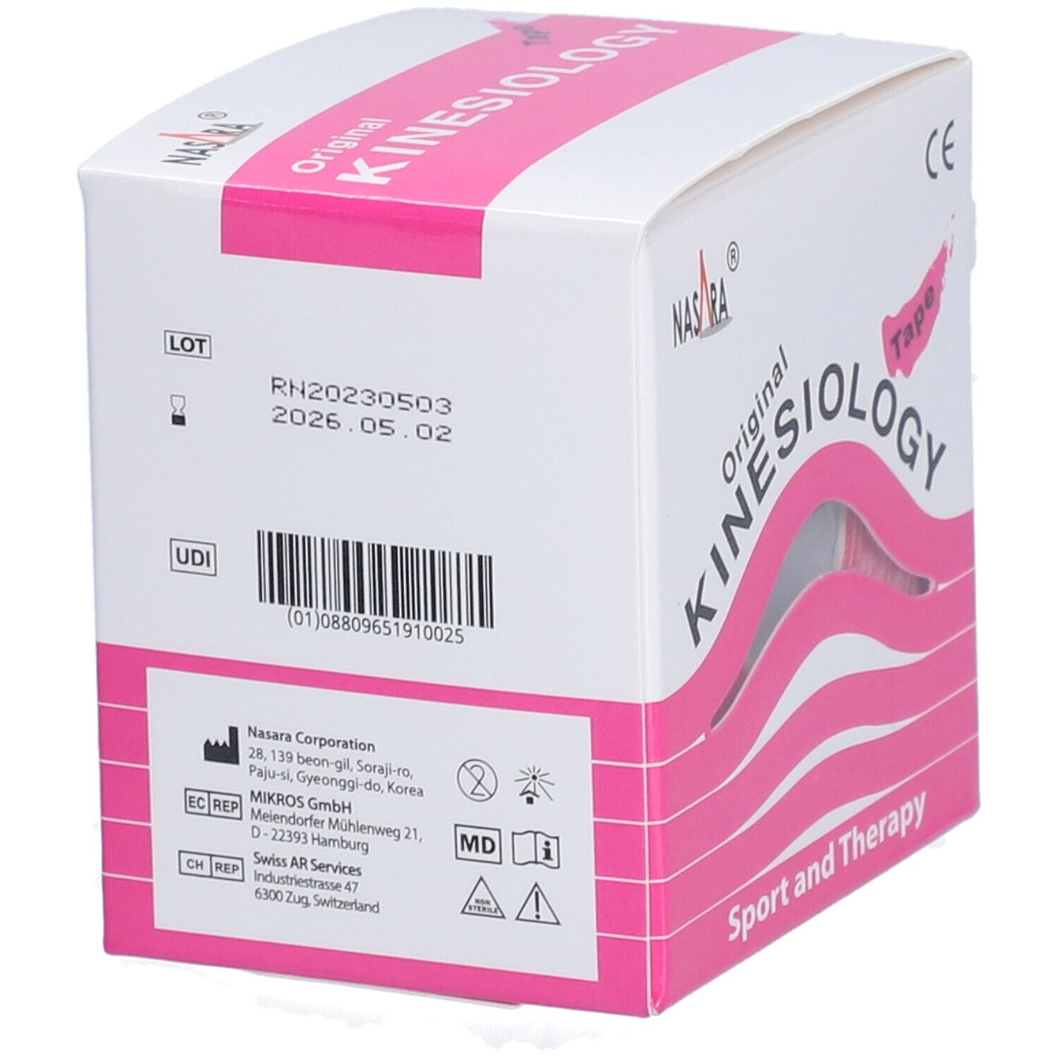 Nasara Kinesiologie Tape Pink X St Shop Apotheke