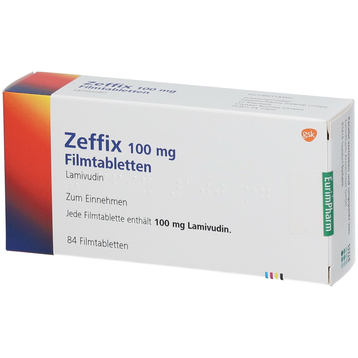 Zeffix 100 Mg 84 St Mit Dem E Rezept Kaufen Shop Apotheke