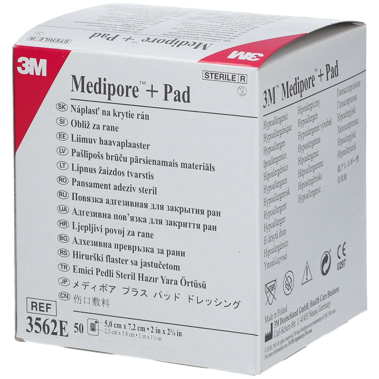 M Medipore E Pad Steriler Wundverband Mit Wundauflage X Cm