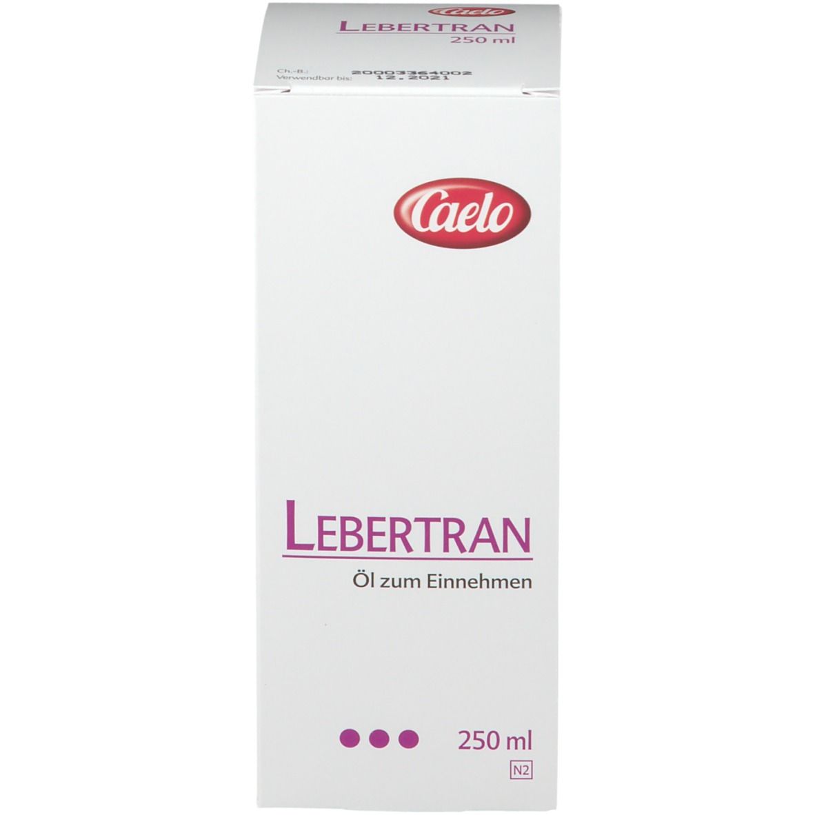 CAELO Lebertran 250 Ml Shop Apotheke