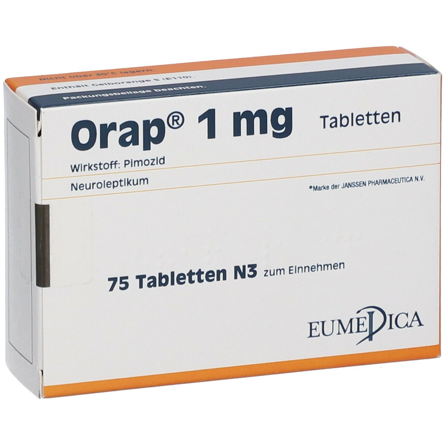 ORAP 1 Mg Tabletten 75 St Mit Dem E Rezept Kaufen Shop Apotheke