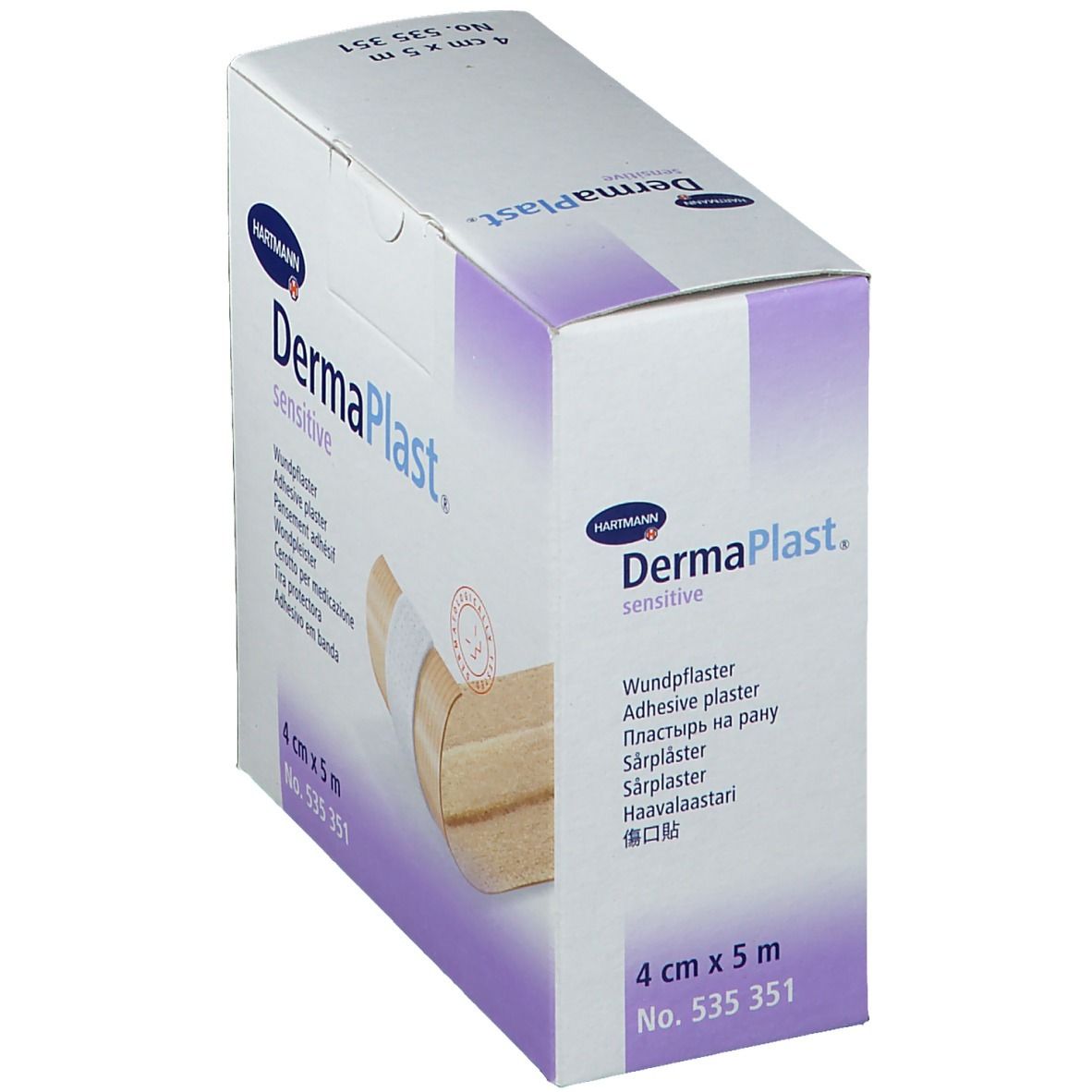 DermaPlast Sensitive Wundpflaster 4 Cm X 5 M 1 St Shop Apotheke At