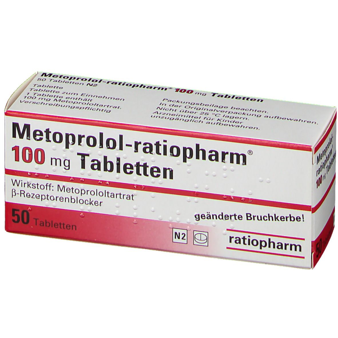 Metoprolol Ratiopharm Mg St Mit Dem E Rezept Kaufen Shop Apotheke