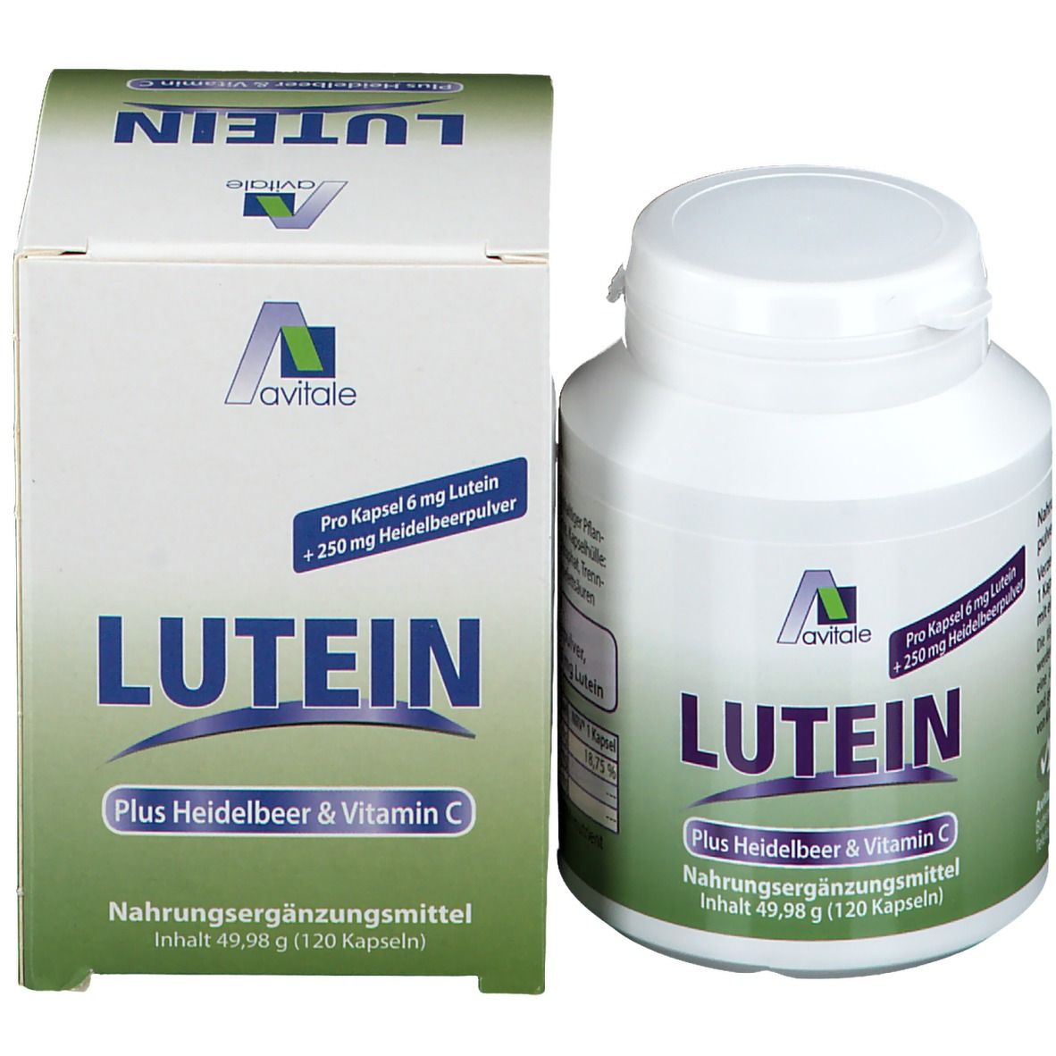 Avitale Lutein Kapseln Mg Heidelbeer St Shop Apotheke