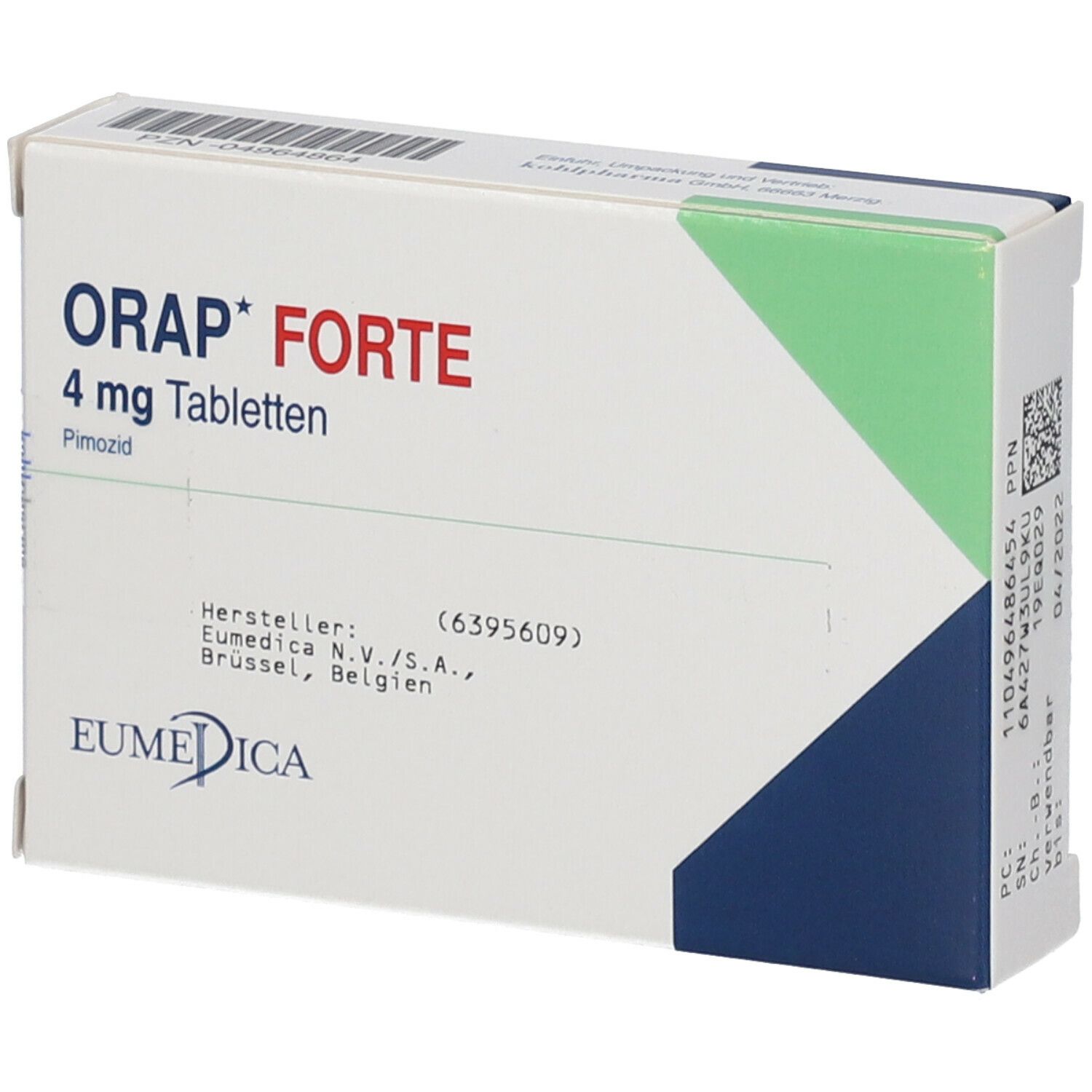 Orap Forte 4 Mg 50 St Mit Dem E Rezept Kaufen Shop Apotheke