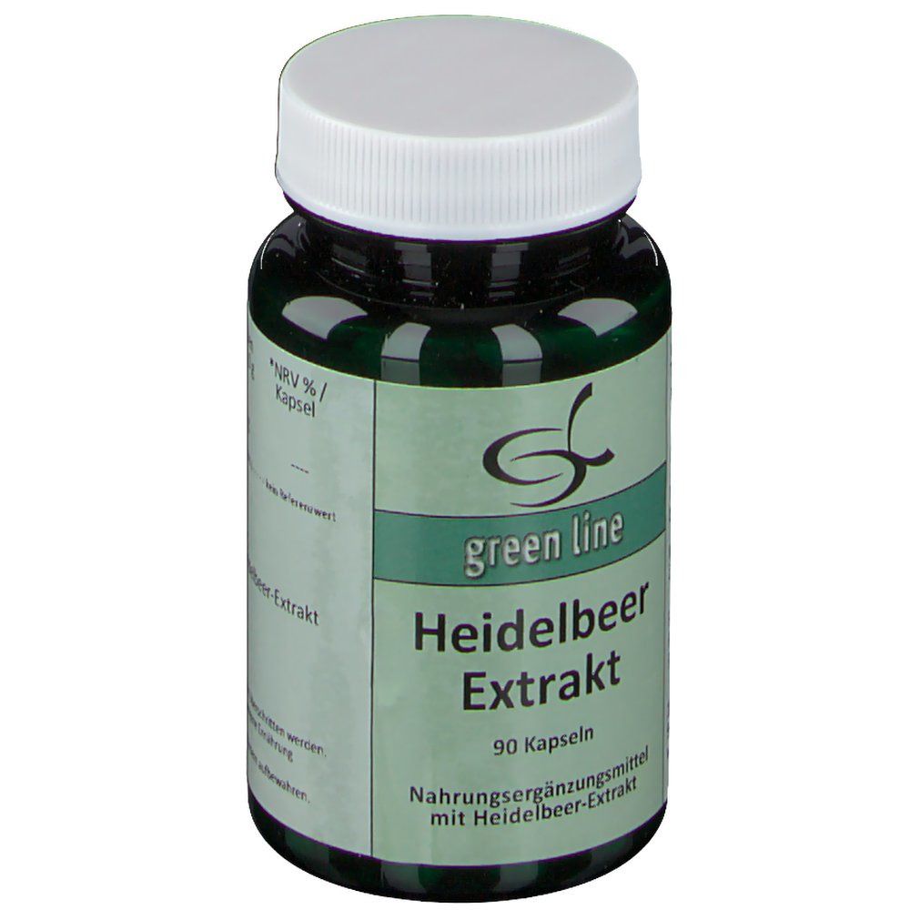 Green Line NUTRITHEKE Heidelbeer Extrakt 90 St Shop Apotheke