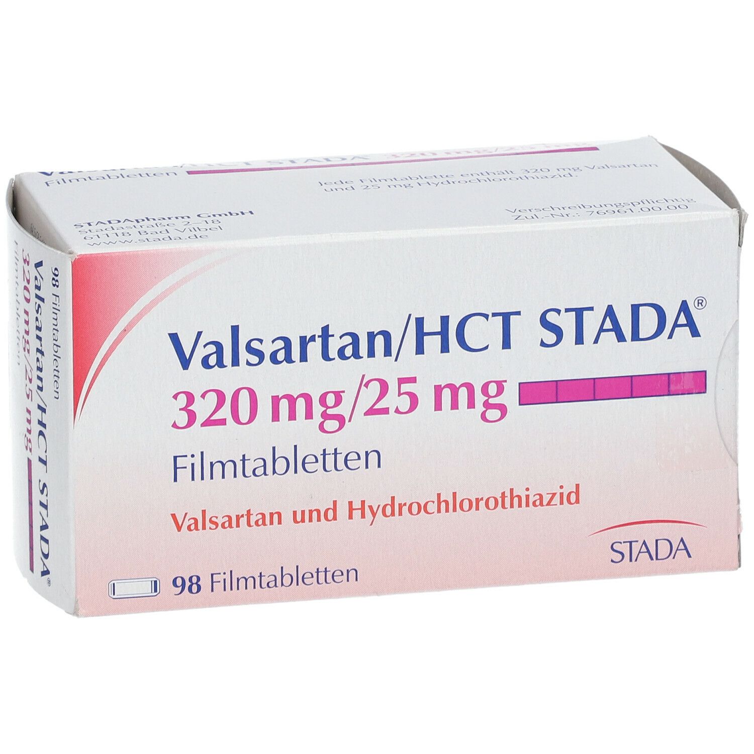 Valsartan Hct Stada Mg Mg St Mit Dem E Rezept Kaufen Shop