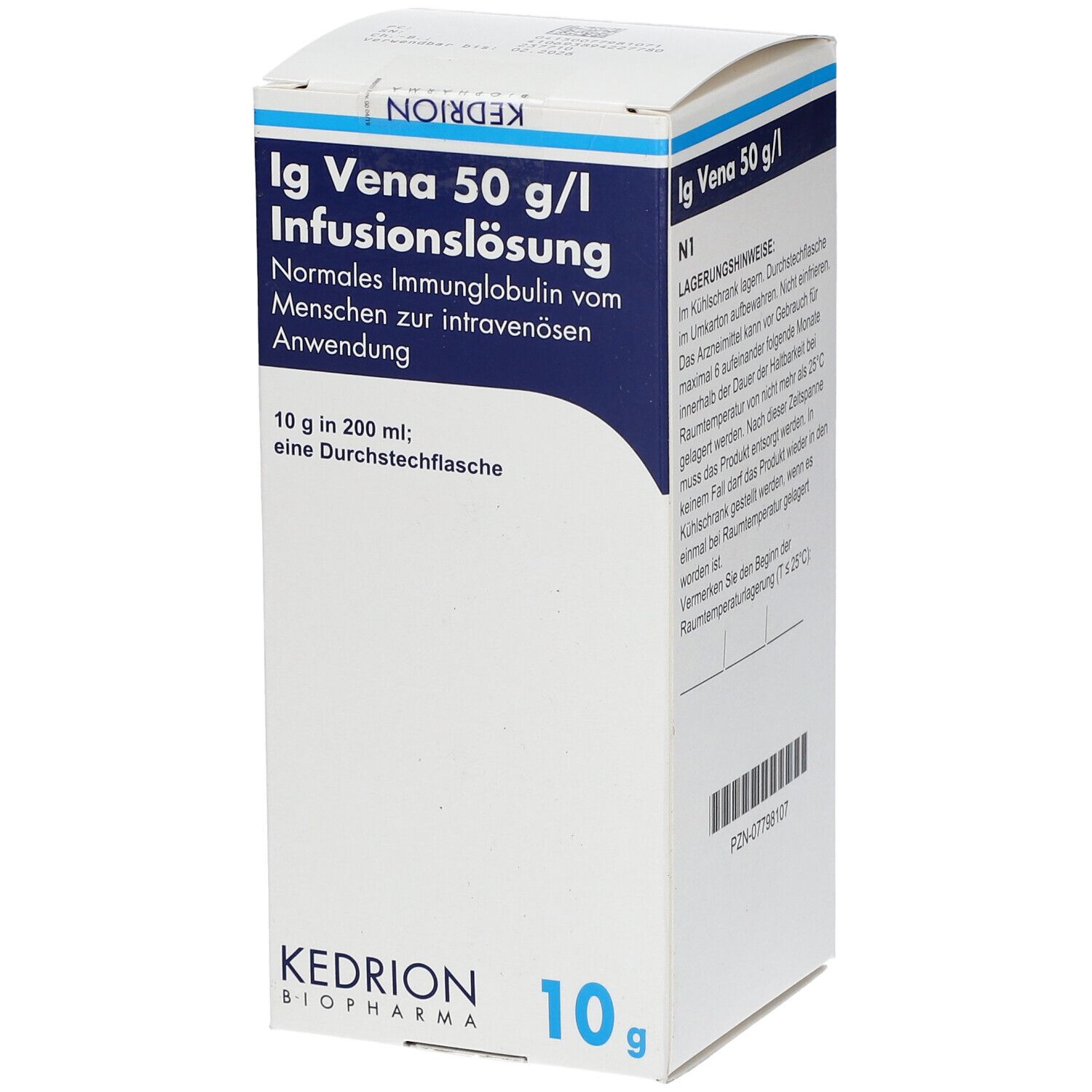 IG VENA 50 g l Infusionslösung 10g 200ml 1 St mit dem E Rezept kaufen