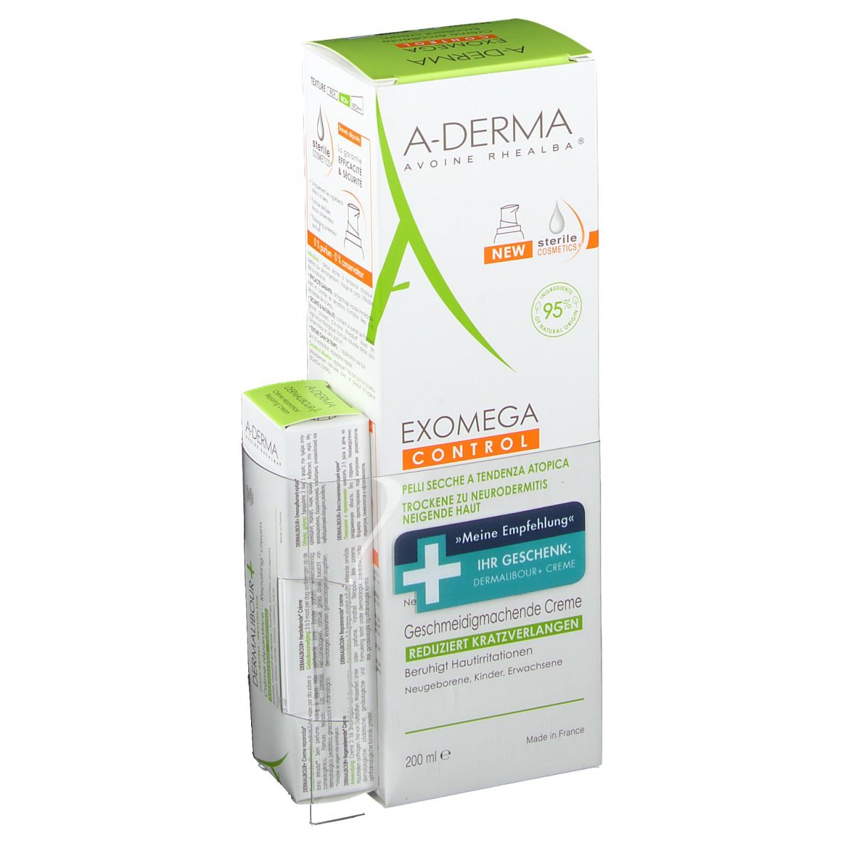 A Derma Exomega Control Geschmeidigmachende Creme Dermalibour Creme