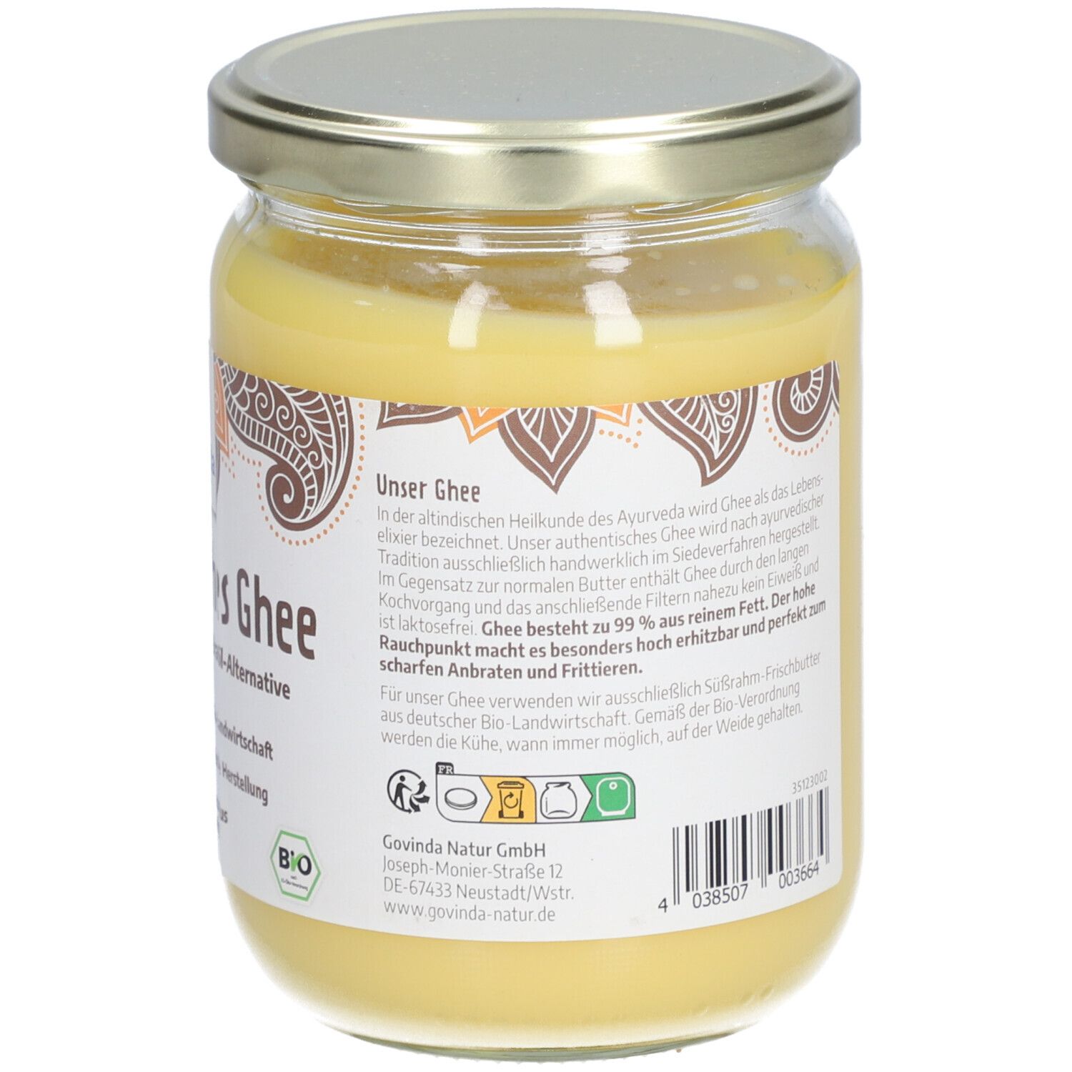 Govinda Bio Ayurvedisches Ghee Ml Shop Apotheke