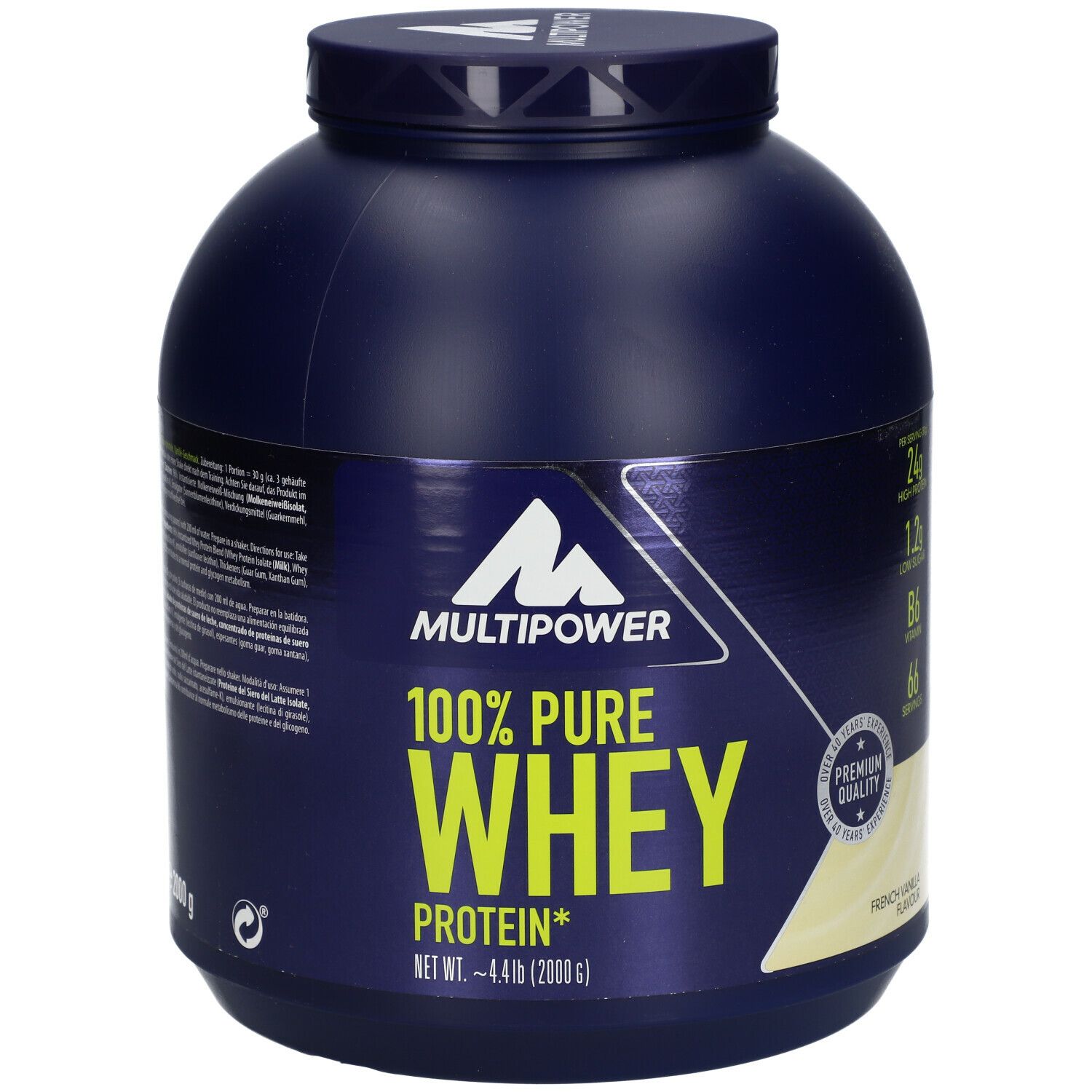 Multipower 100 Whey Protein Vanille Pulver 2000 G Shop Apotheke At