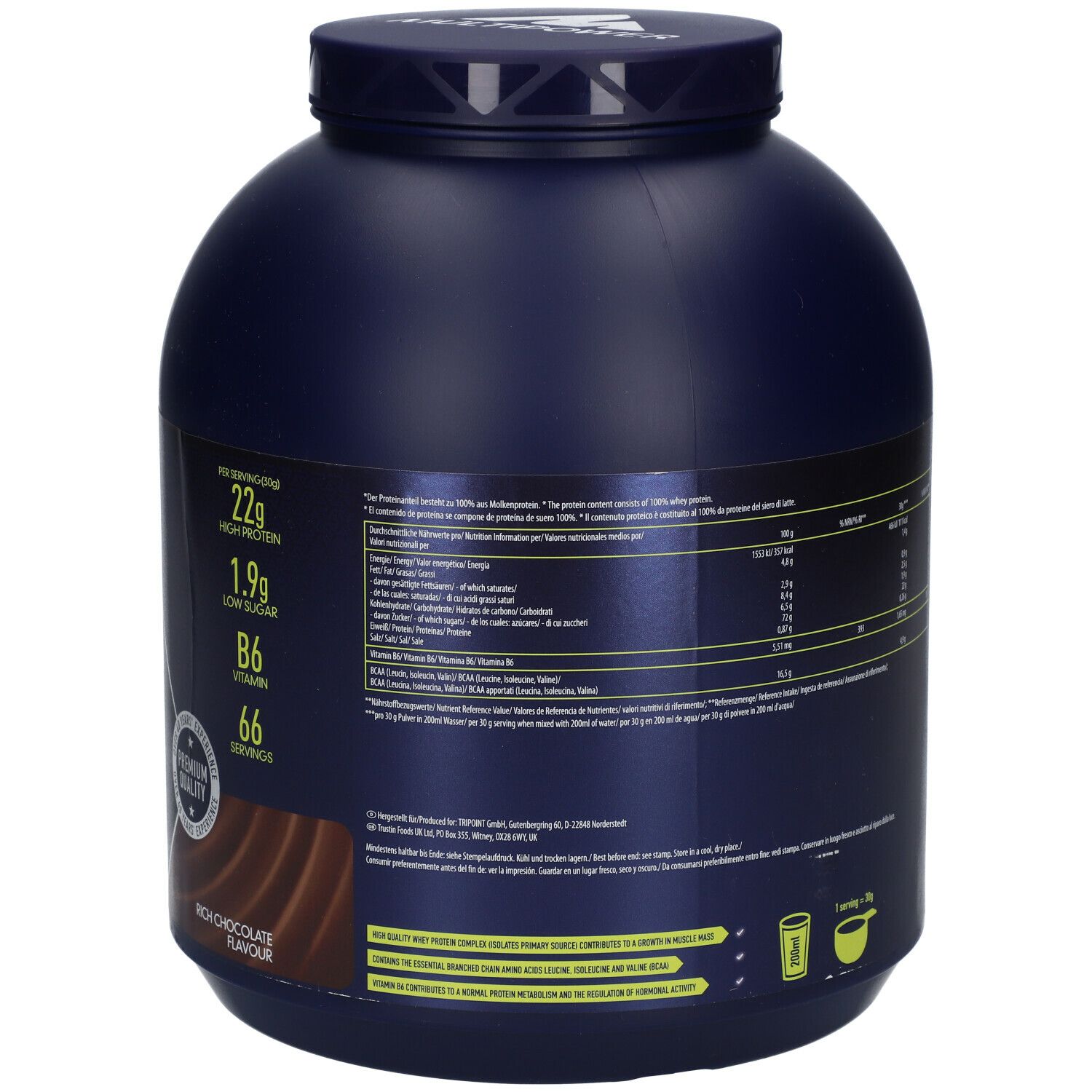 Multipower Pure Whey Protein Rich Chocolate G Shop Apotheke At