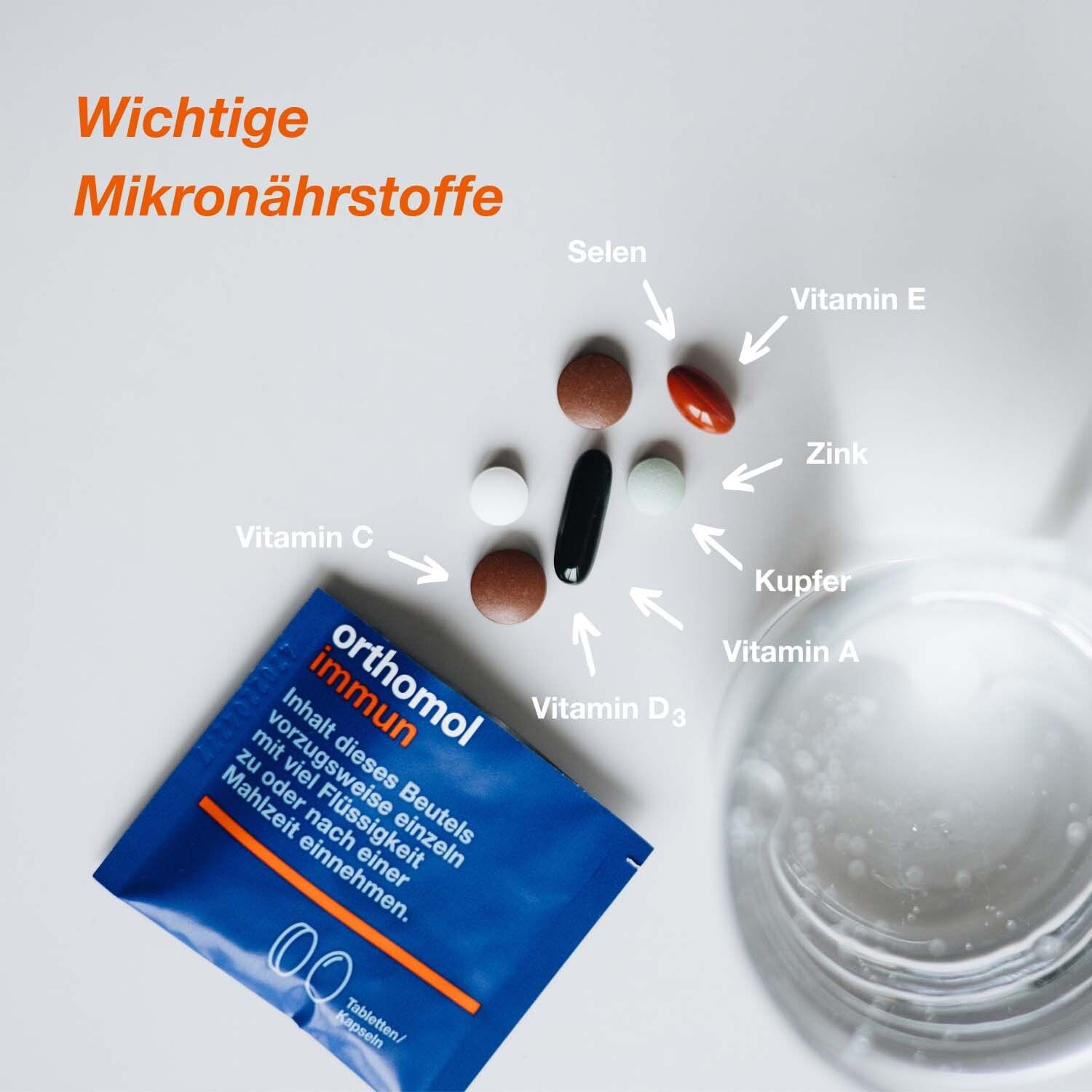 Orthomol Immun Mikronährstoffe zur Unterstützung des Immunsystems