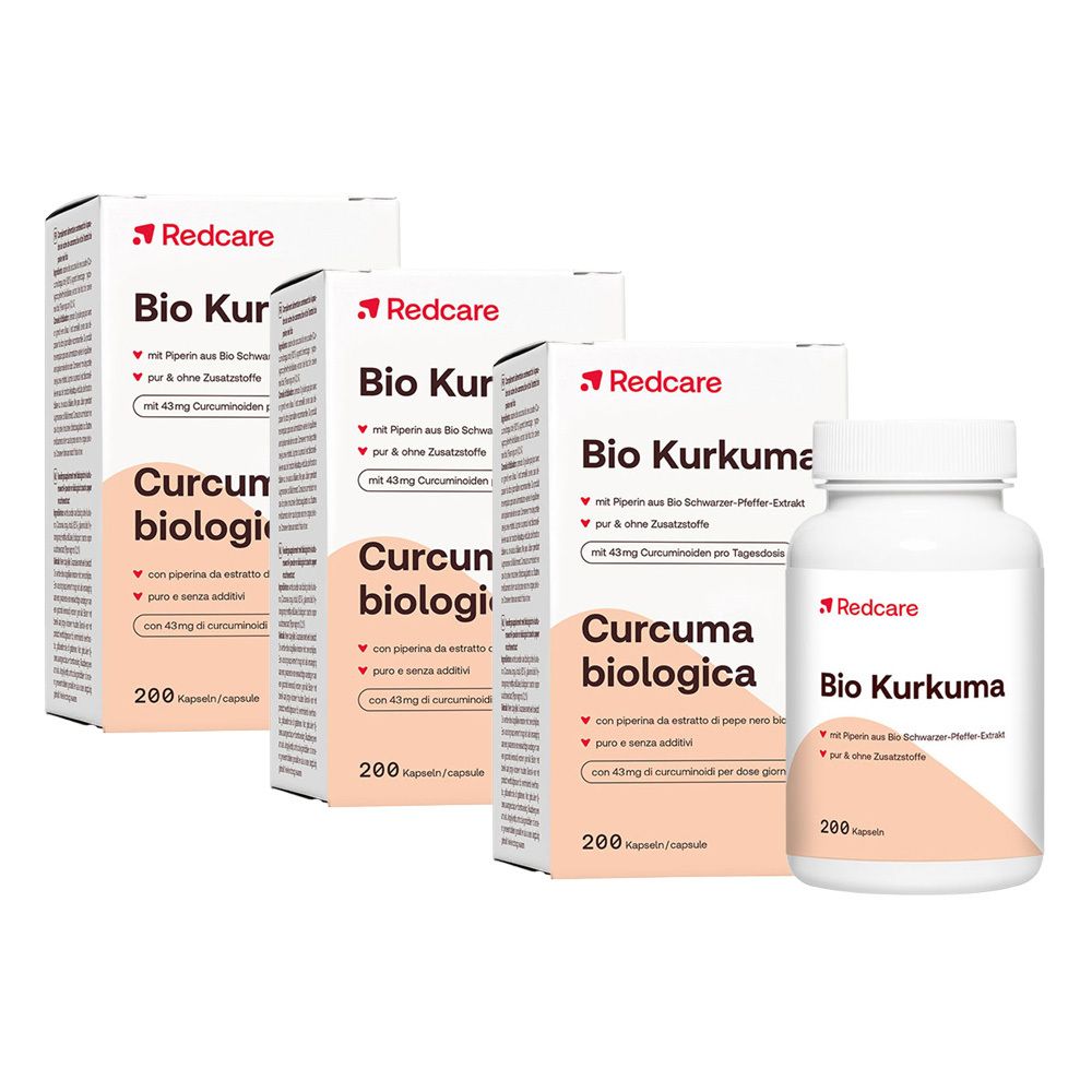 Redcare Bio Kurkuma 3x200 St Shop Apotheke