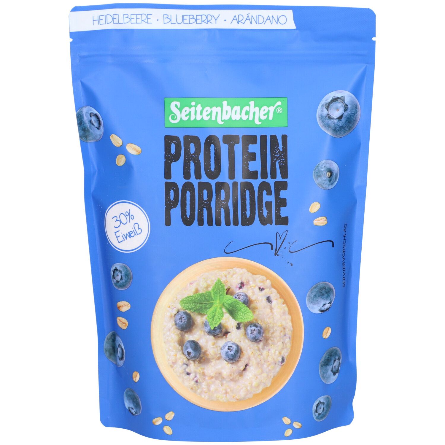 Seitenbacher Protein Porridge Heidelbeere 500 G Shop Apotheke