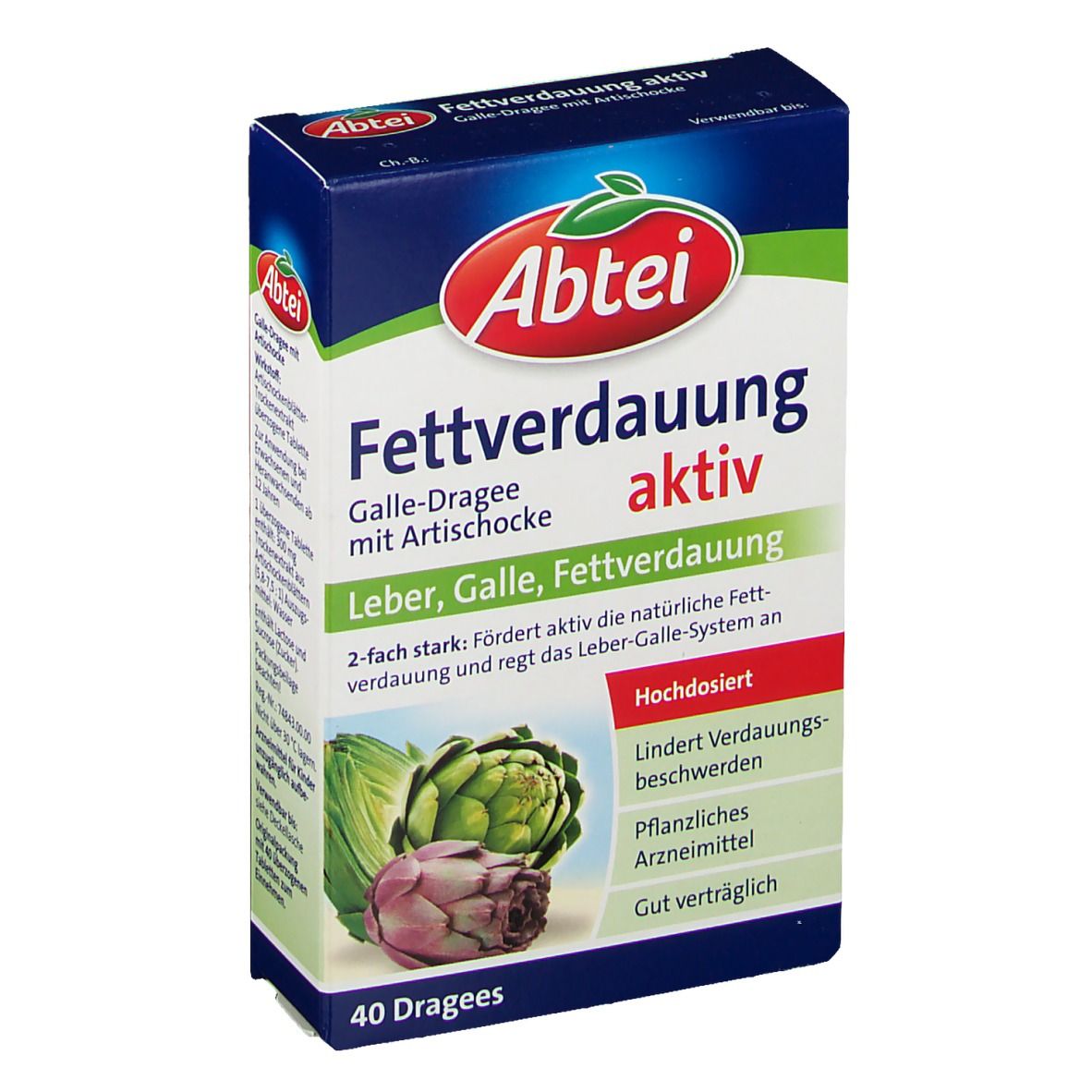 Abtei Fettverdauung Aktiv Galle Dragees Mit Artischocke St Shop