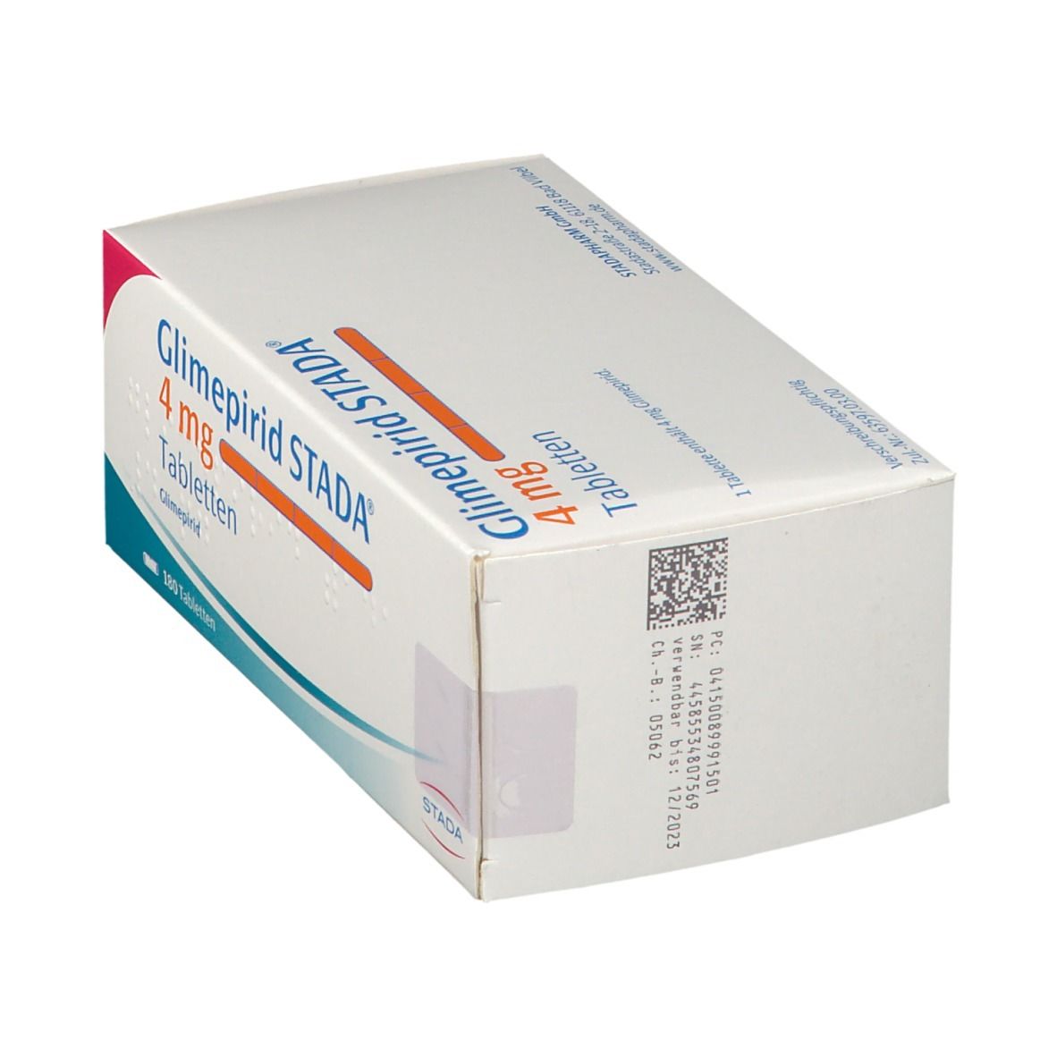 Glimepirid STADA 4 Mg 180 St Mit Dem E Rezept Kaufen Shop Apotheke