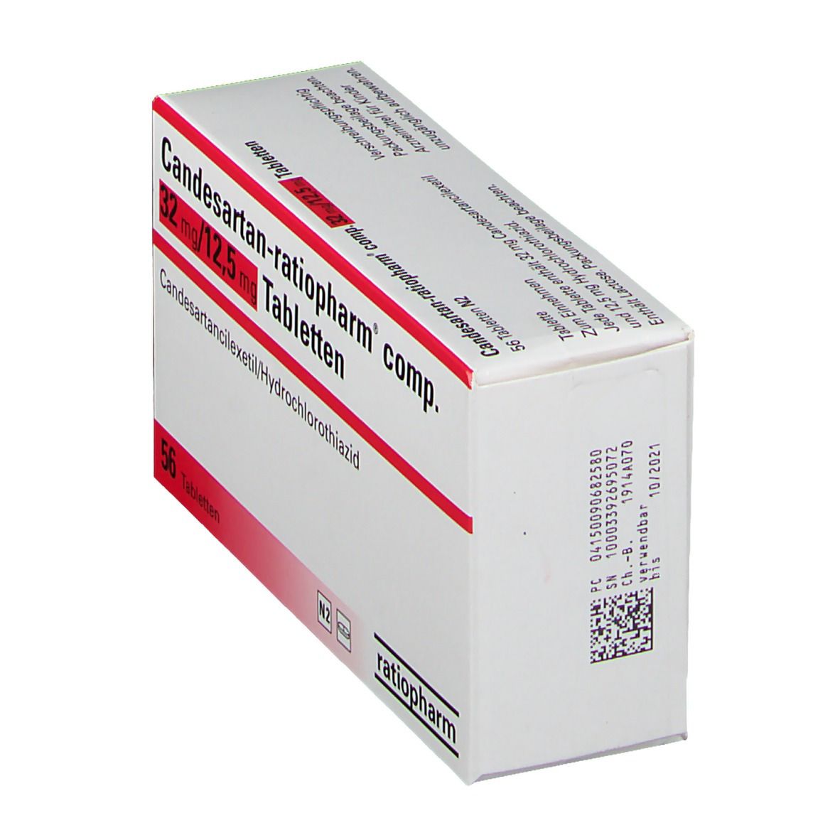 Candesartan Ratiopharm Comp Mg Mg St Mit Dem E Rezept