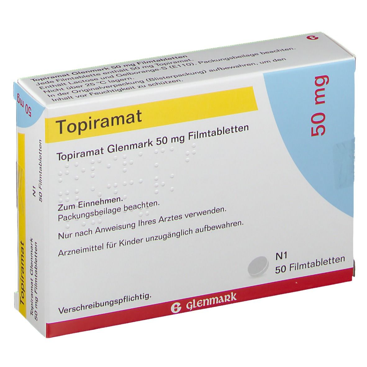 Topiramat Glenmark Mg St Mit Dem E Rezept Kaufen Shop Apotheke