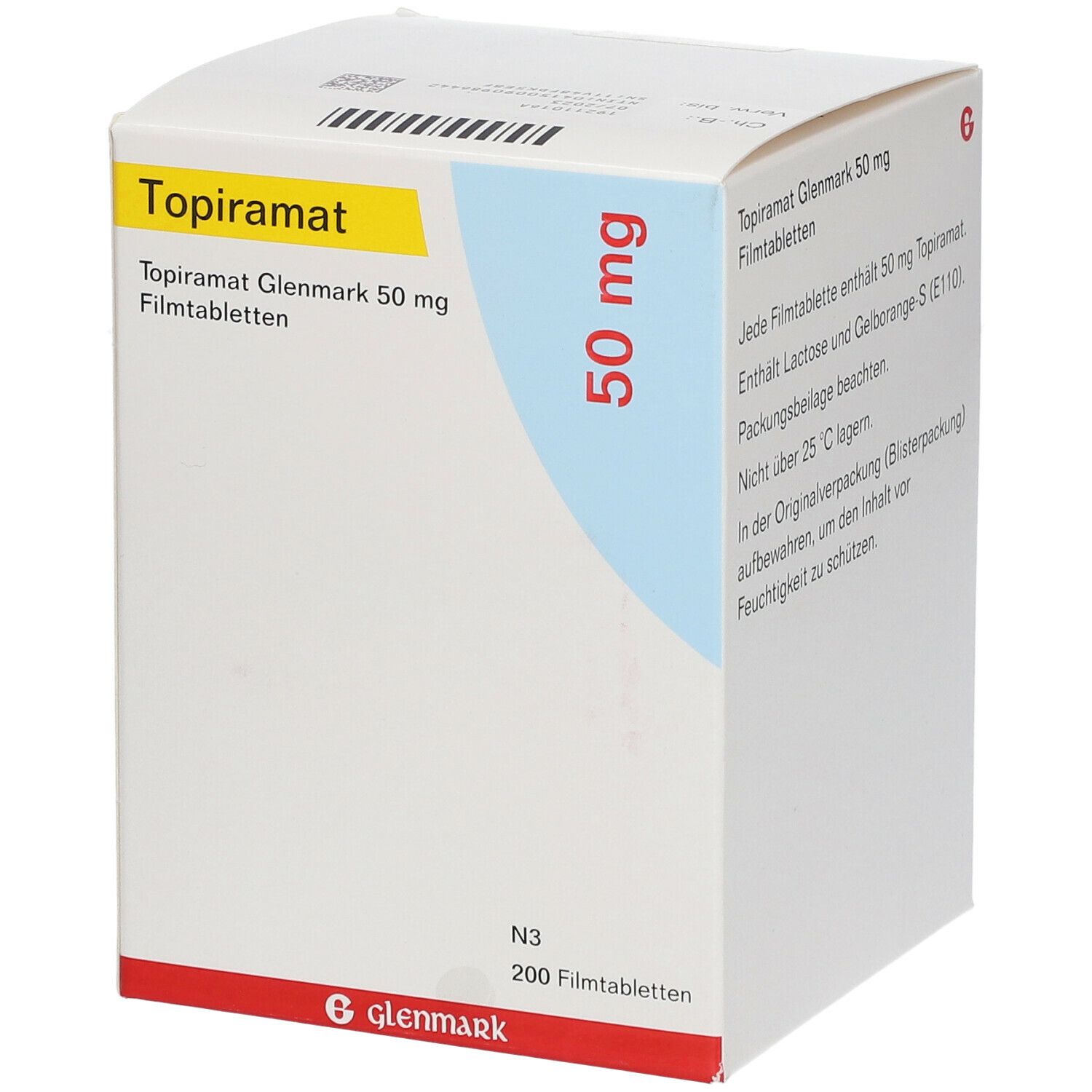 Topiramat Glenmark Mg St Mit Dem E Rezept Kaufen Shop Apotheke