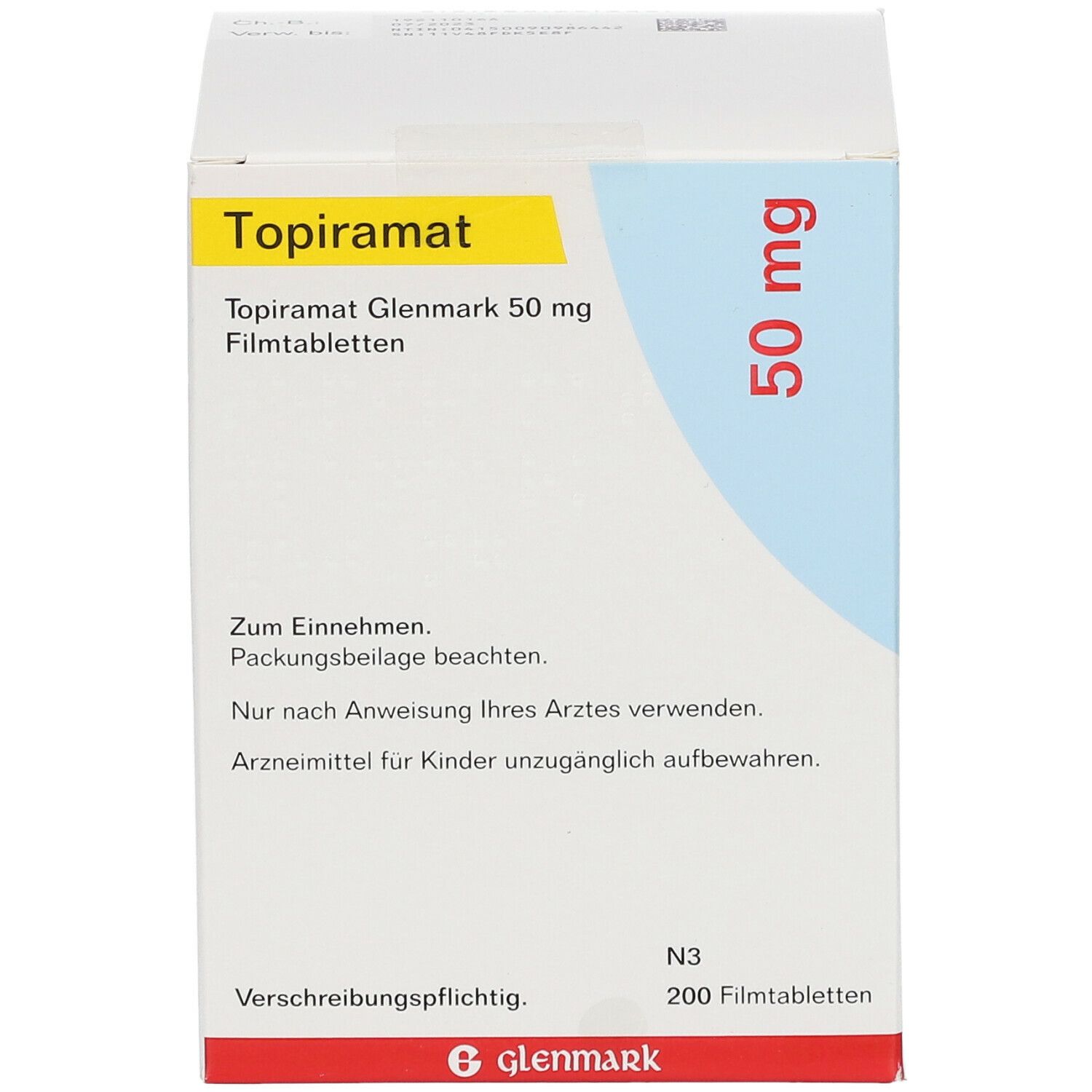 Topiramat Glenmark Mg St Mit Dem E Rezept Kaufen Shop Apotheke