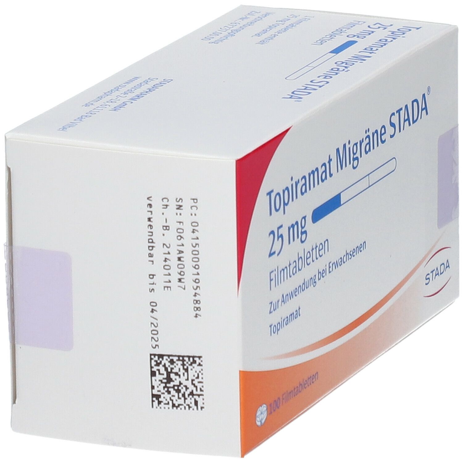 Topiramat Migr Ne Stada Mg Filmtabletten St Mit Dem E Rezept