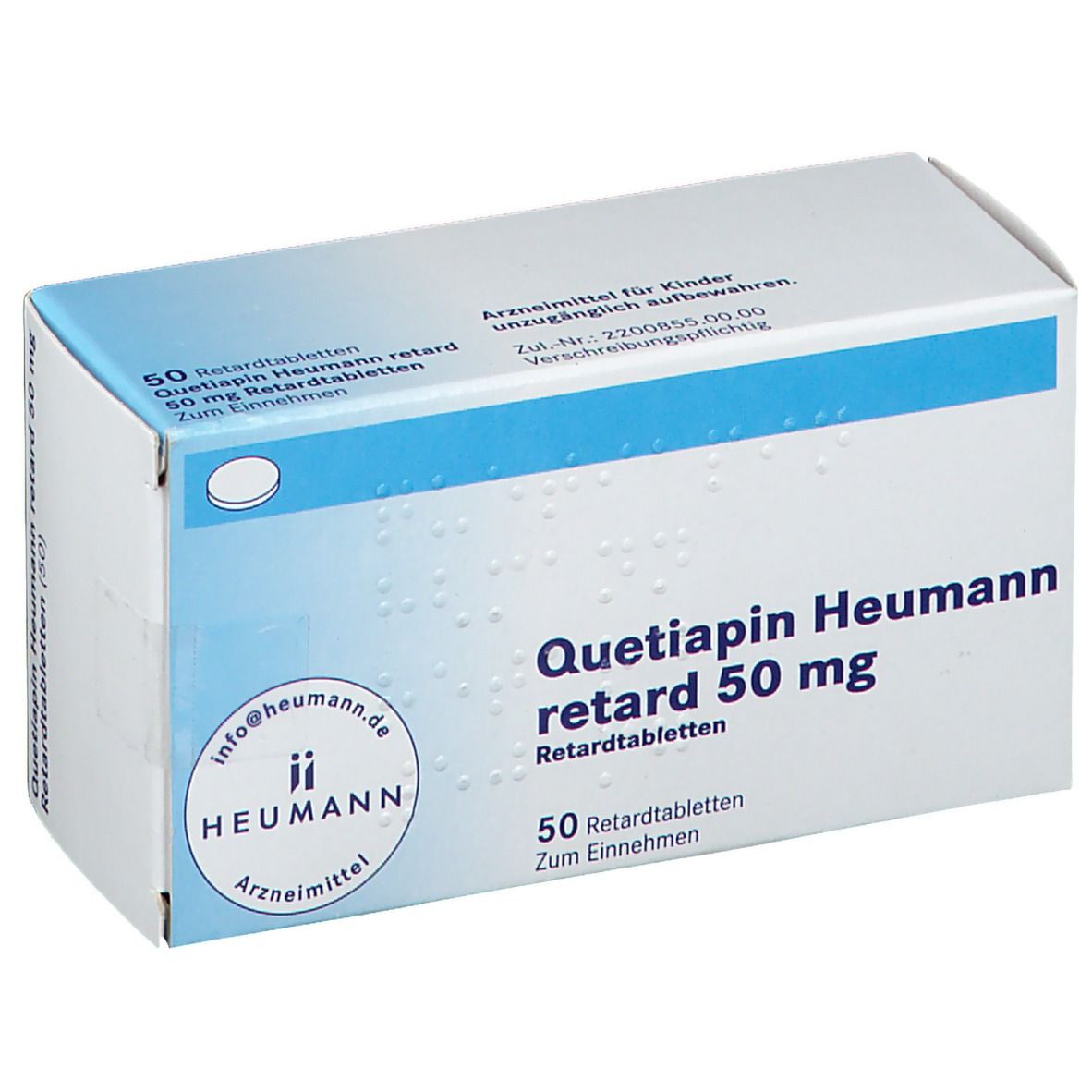 Quetiapin Heumann Retard 50 Mg Retard 50 St Mit Dem E Rezept Kaufen